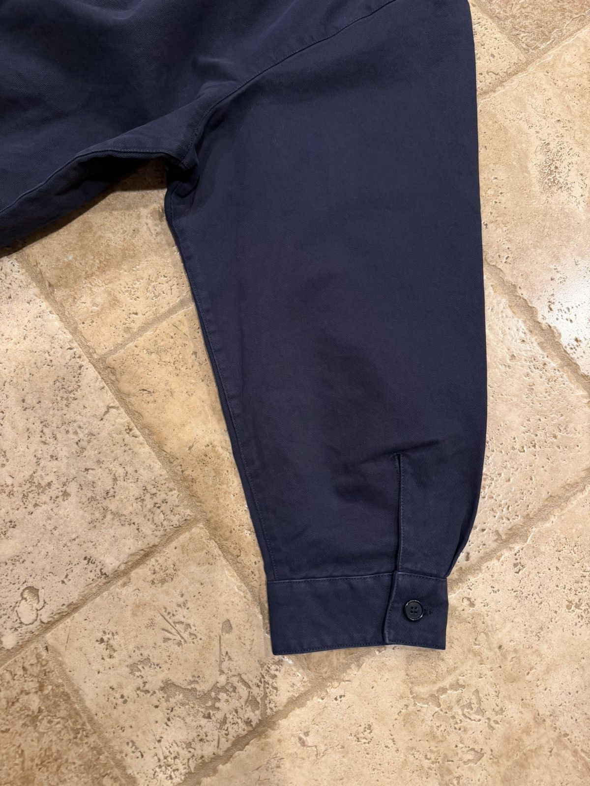 Miu Miu Miu Miu Garment Dyed Navy Workers Bomber Jacket Size US XL / EU 56 / 4 - 14 Thumbnail