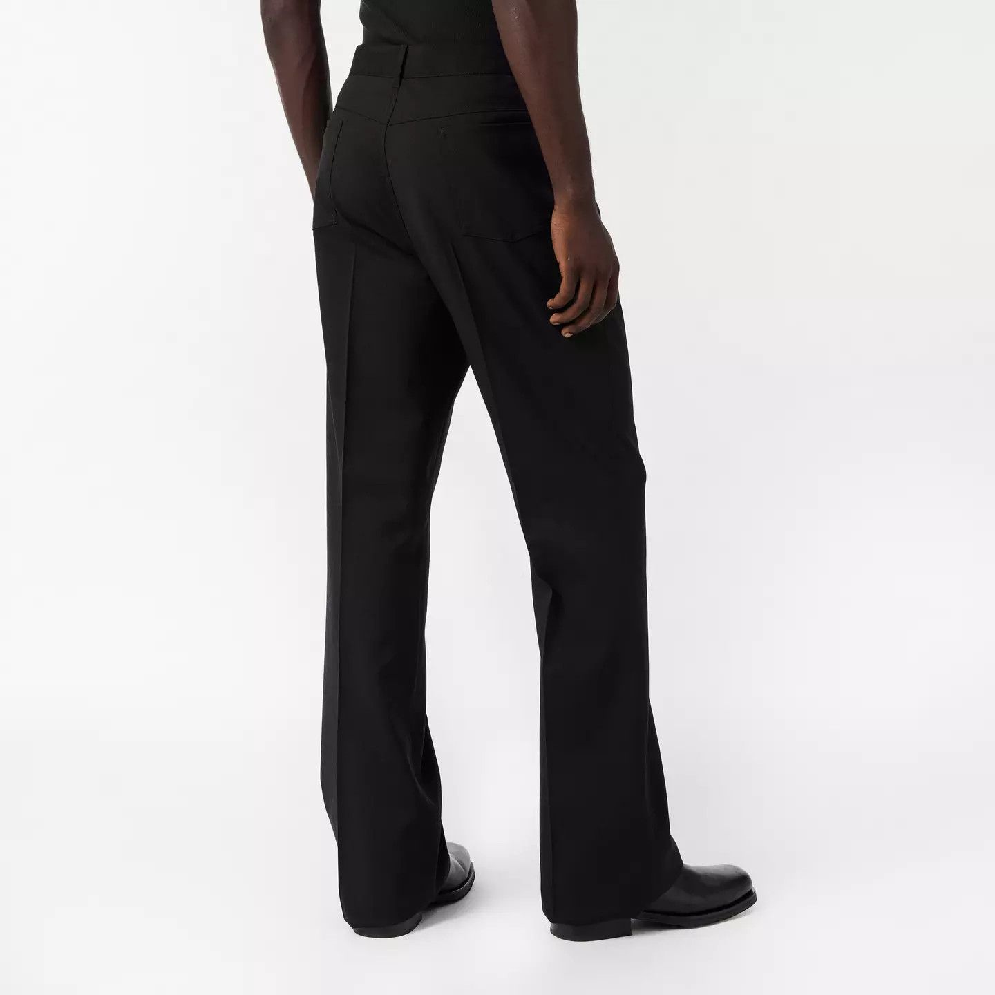 Amiri o1g2r1mq0426 Wide Leg Relaxed Fit Trousers in Black Size US 36 / EU 52 - 4 Thumbnail