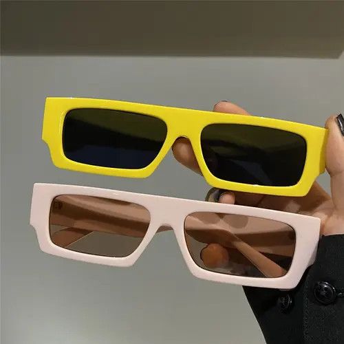 Designer × Vintage Retro square sunglasses Size ONE SIZE - 2 Thumbnail