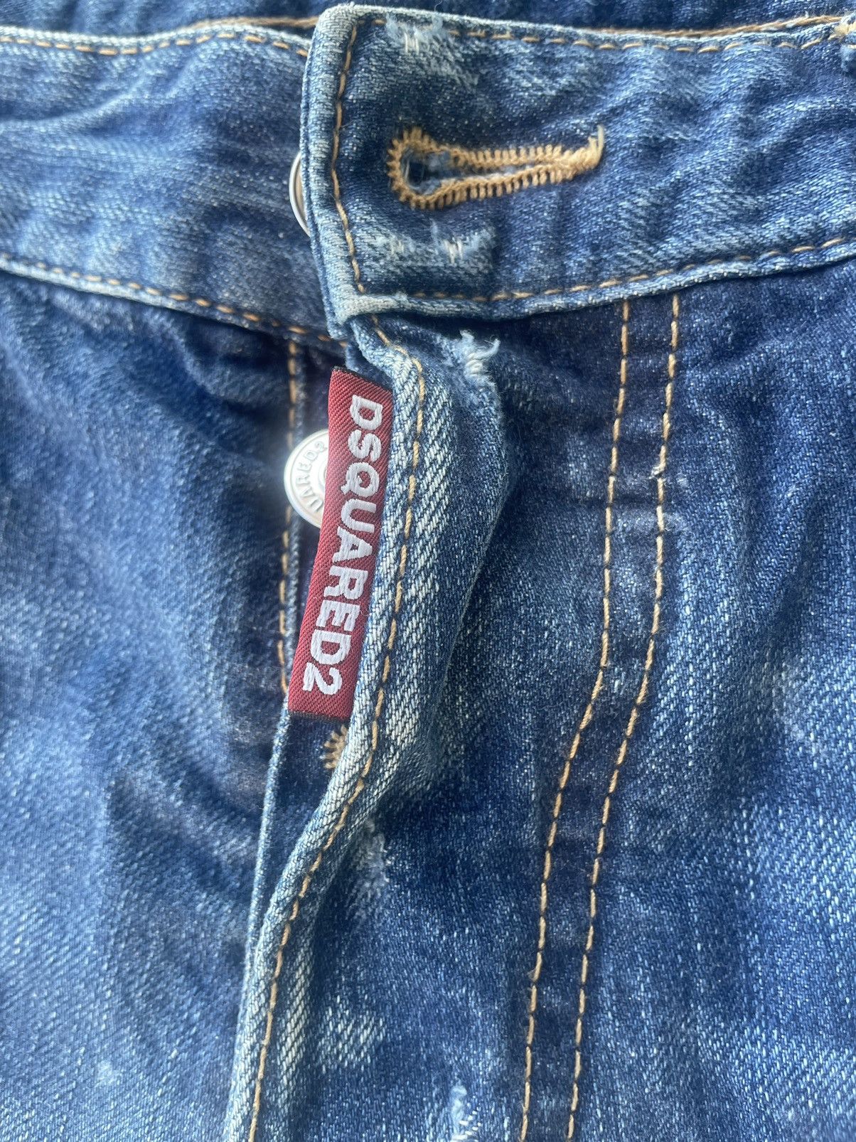 Designer × Dsquared2 Dsquared Distressed Cool Guy Jeans Size US 29 - 4 Thumbnail