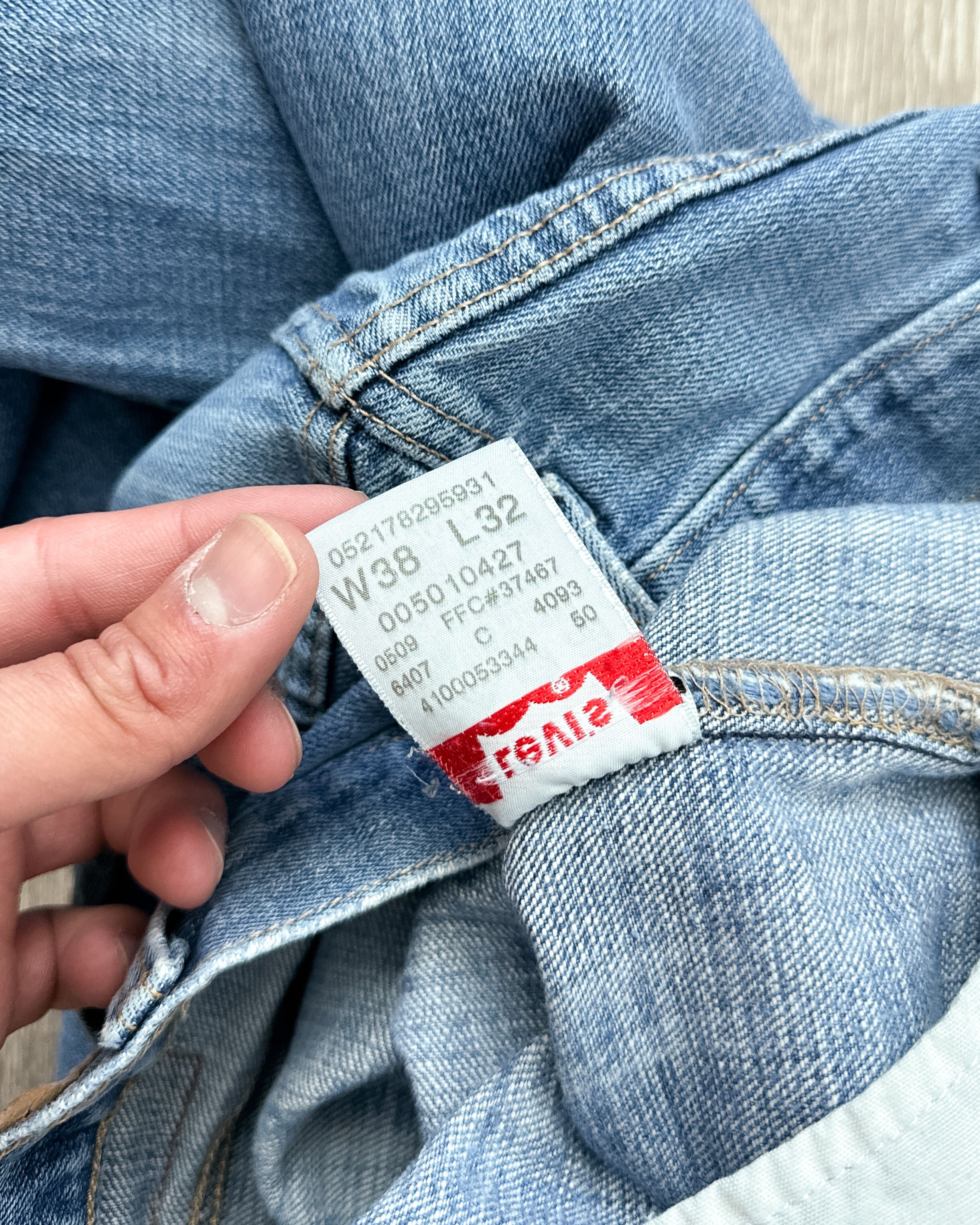 Levi's Vintage 2000s Levi's 501 Jeans Faded Distressed Men's 38 Size US 38 / EU 54 - 9 Thumbnail