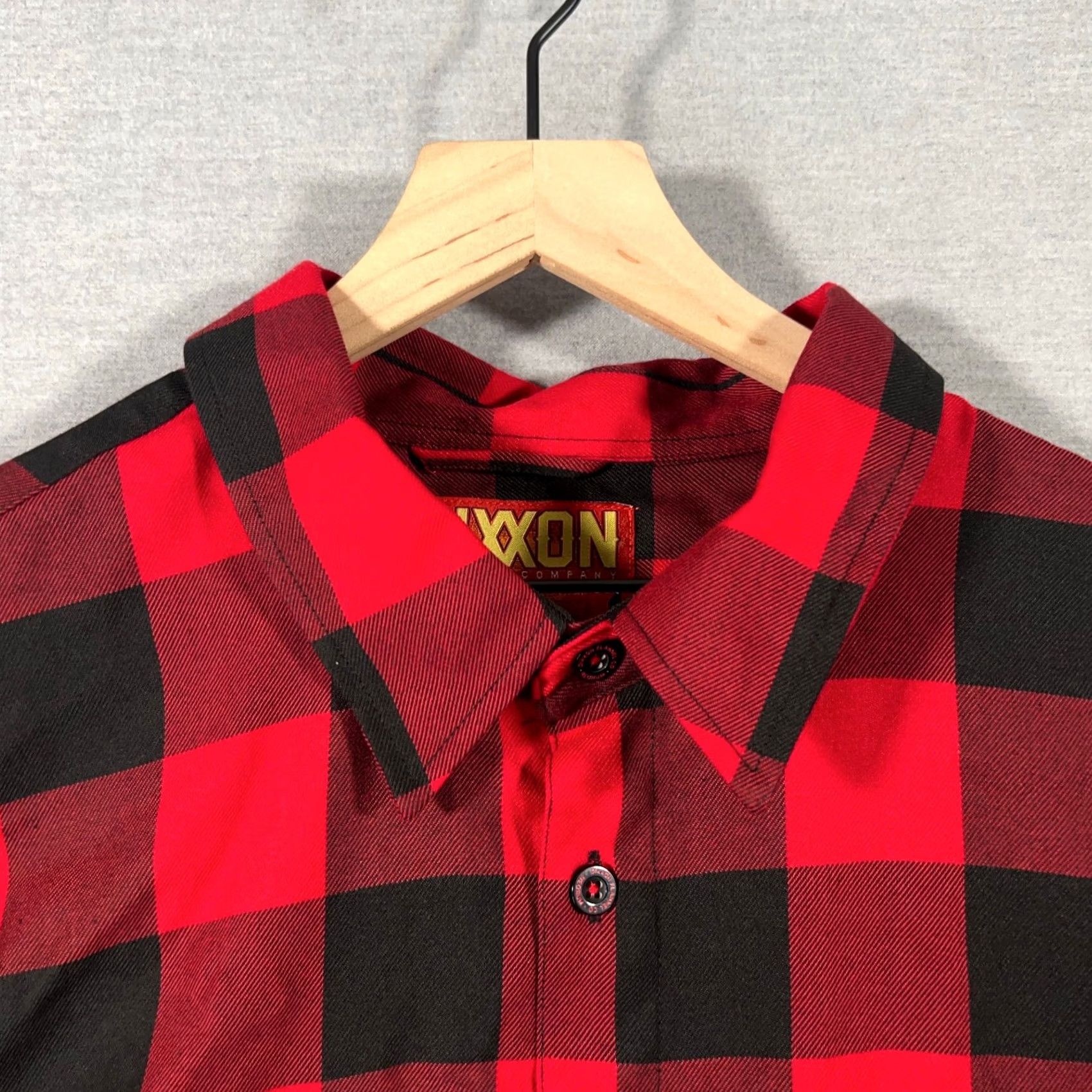 Dixxon Flannel Shirt Mens 3xl Xxxl The Redrum Red Black Plaid Button Up, Men's — image 3 of 6