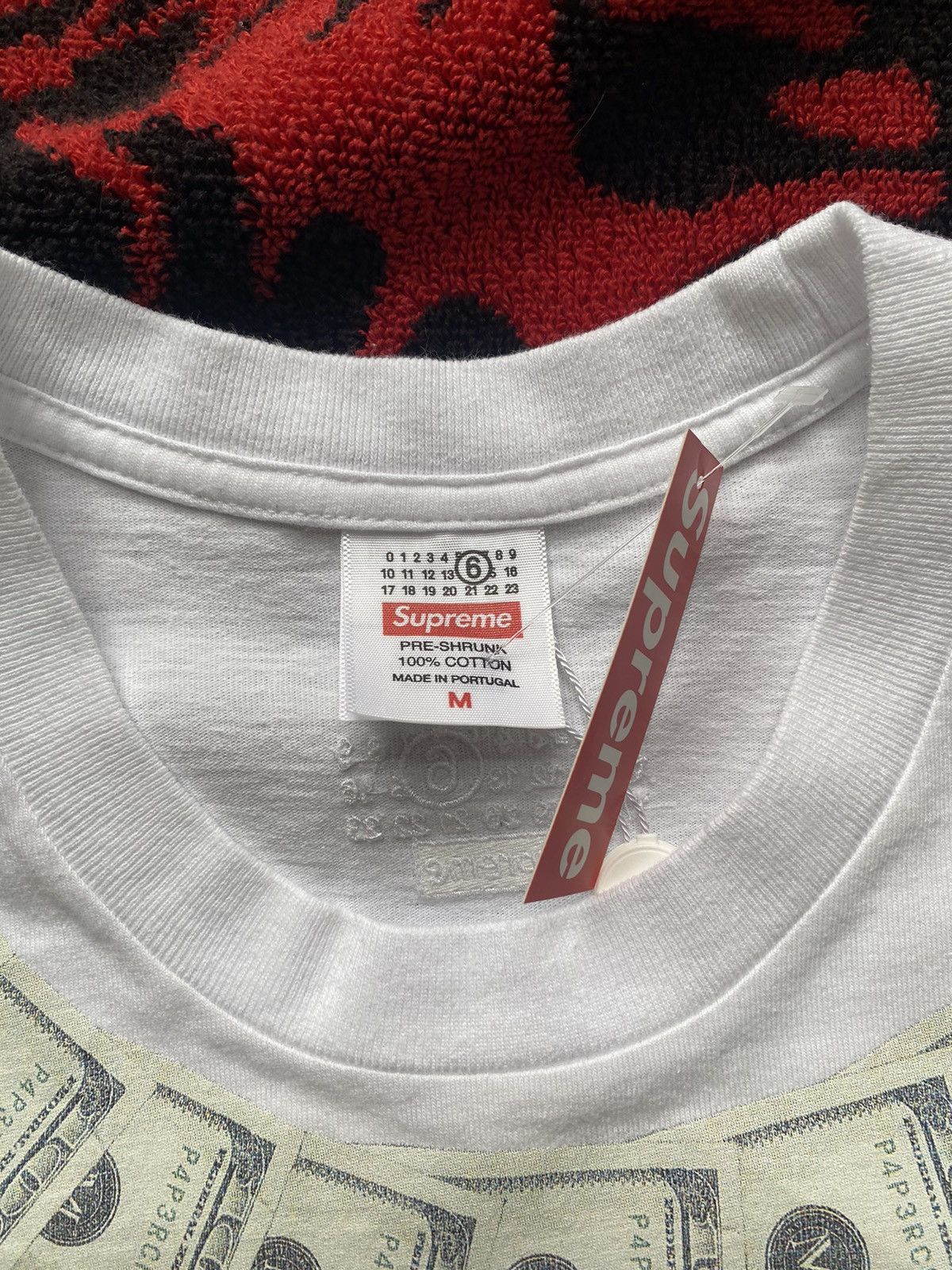 Maison Margiela × Supreme Supreme MM6 Maison Margiela Money S/S Top Medium Size US M / EU 48-50 / 2 - 4 Thumbnail