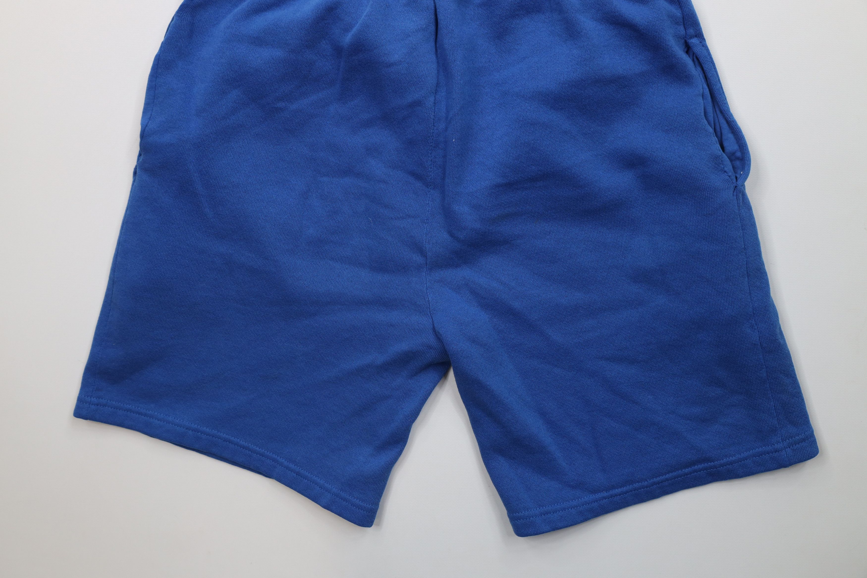 Vintage Vintage 90s Streetwear Above Knee Sweatpants Shorts Blue USA Size US 32 / EU 48 - 14 Thumbnail