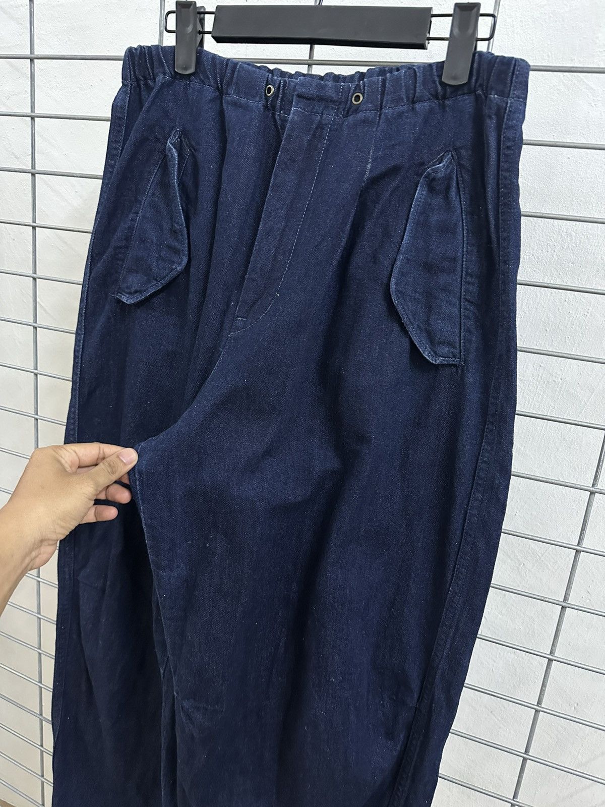 Japanese Brand Rare Beautiful RNA Inc Slanted Flap Pocket Wife Baggy Jeans Size US 32 / EU 48 - 8 Thumbnail