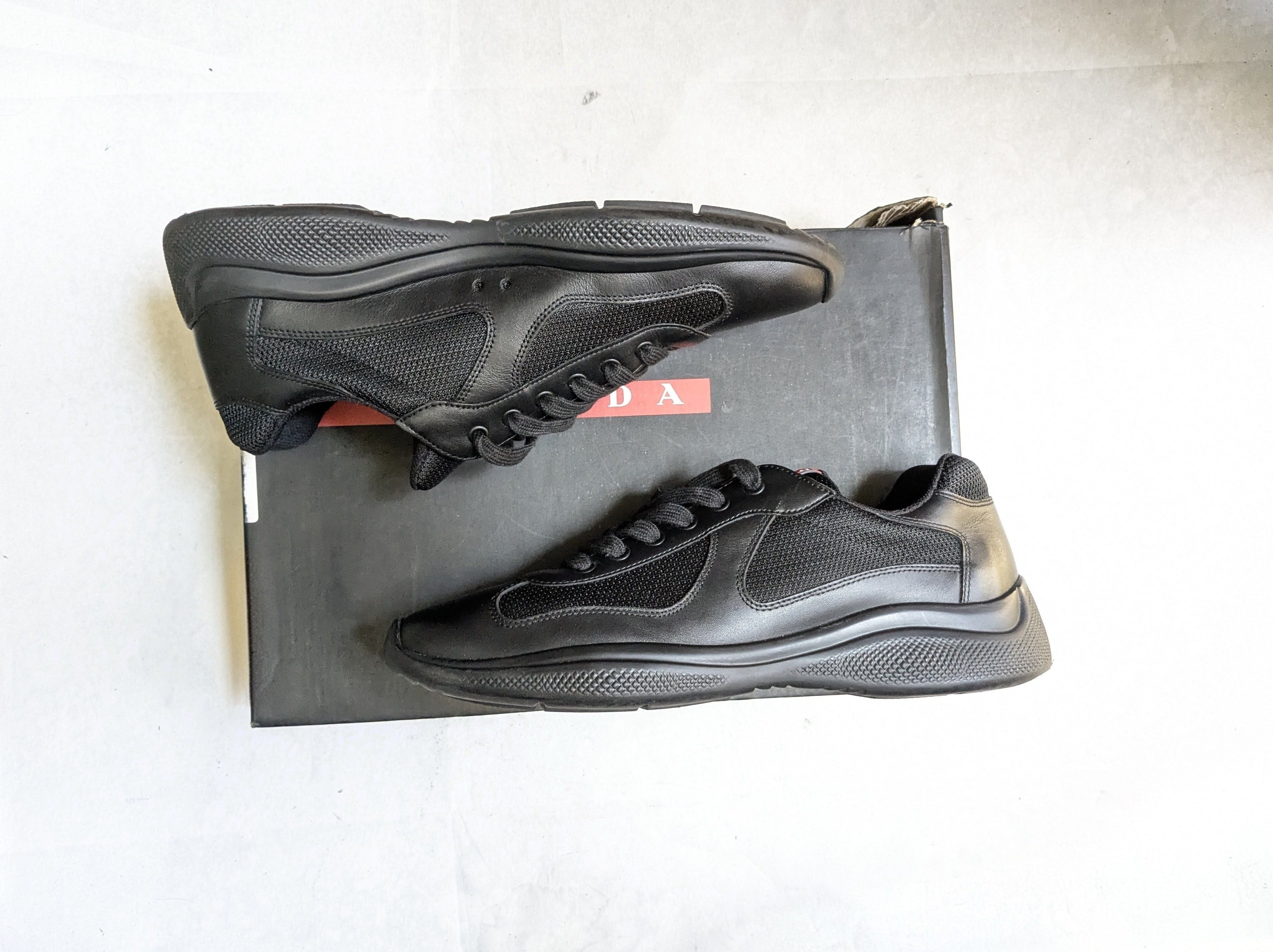 Prada Prada America's Cup Sneakers Black Red 11 Low Tops Size US 11 / EU 44 - 5 Thumbnail