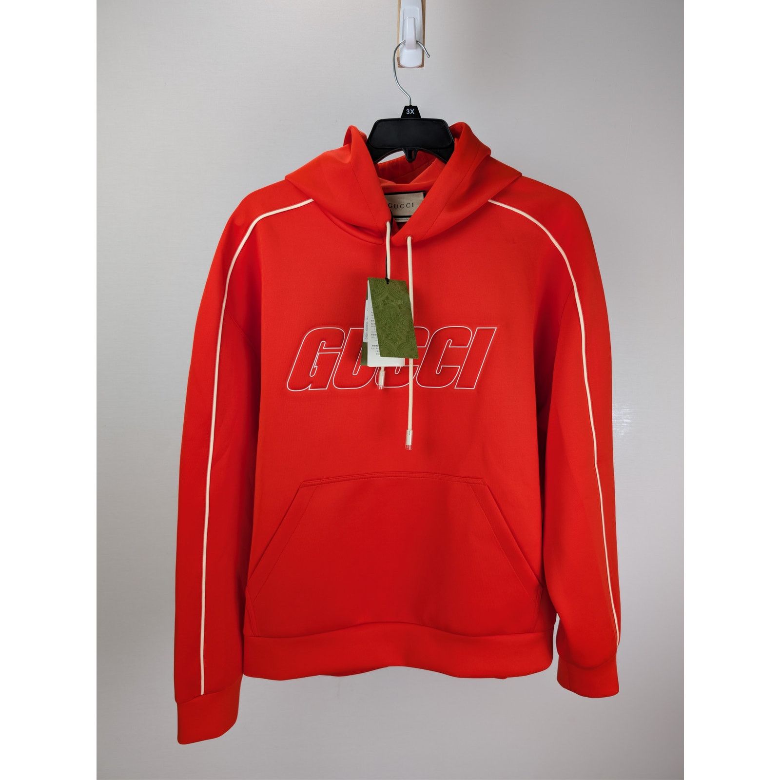 Gucci o1rshd1 Hoodie Hooded Sweatshirt Light Neopre in Coral/Mix Size US M / EU 48-50 / 2 - 8 Thumbnail