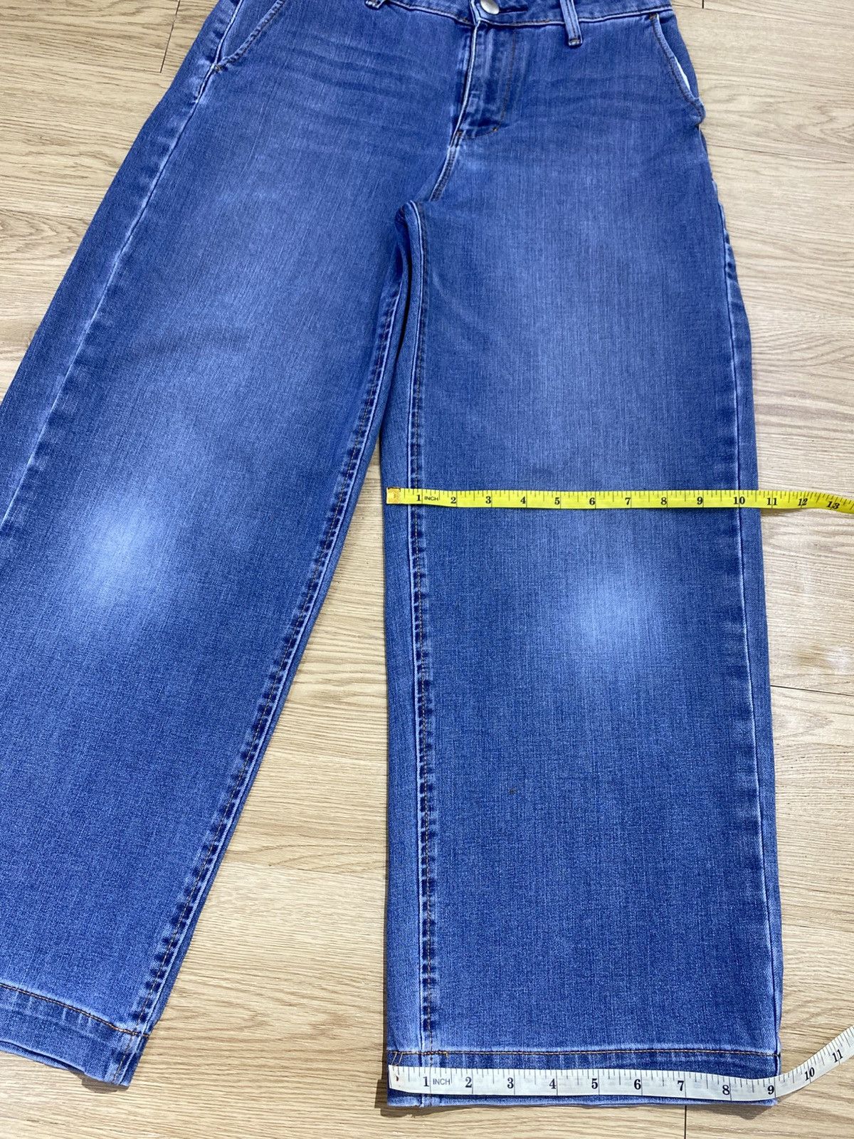 Japanese Brand Japanese Brand Acid Blue Wash Style Baggy Jeans Size US 28 / EU 44 - 12 Thumbnail