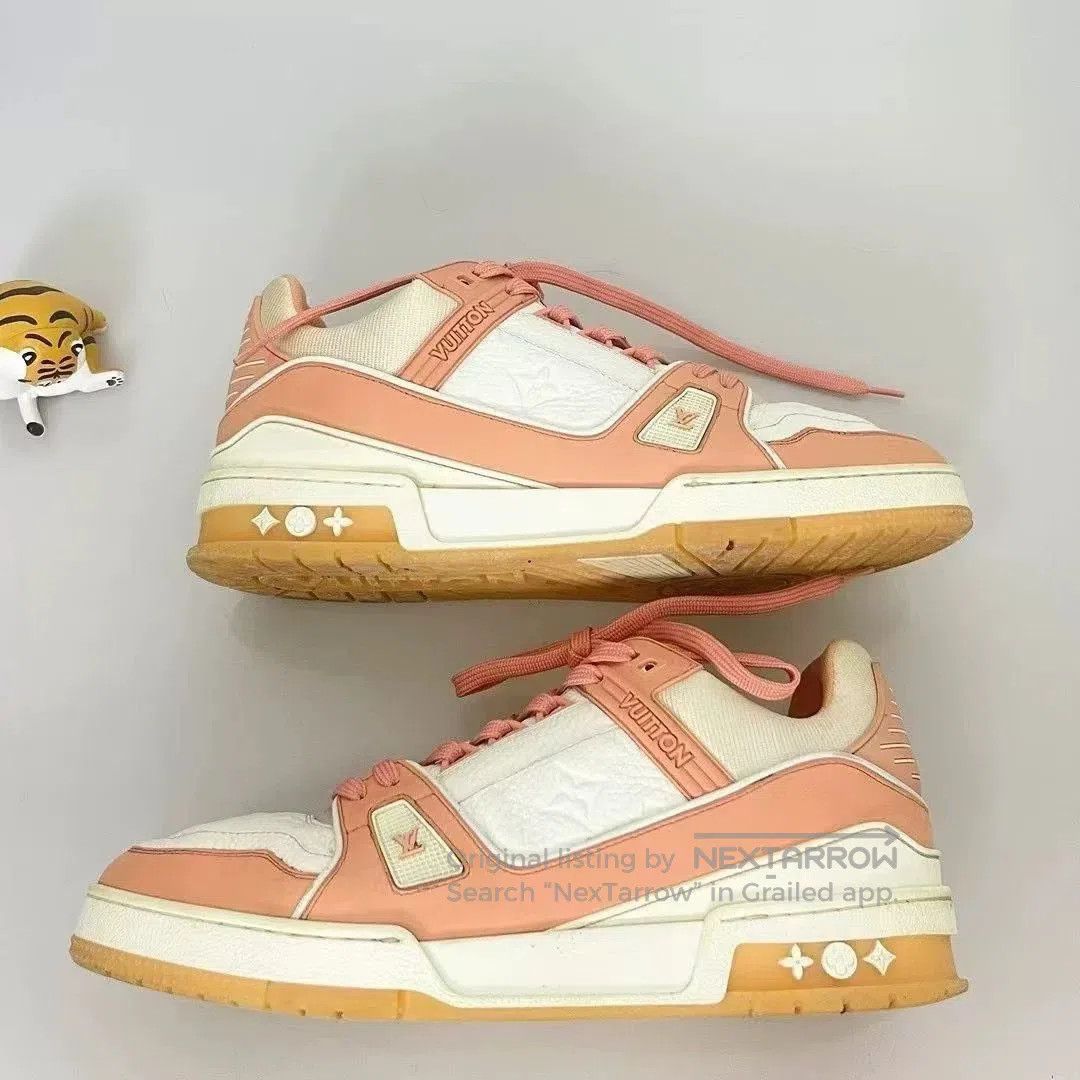 Louis Vuitton LV Trainer Peach. Size US 8.5 / EU 41-42 - 2 Thumbnail