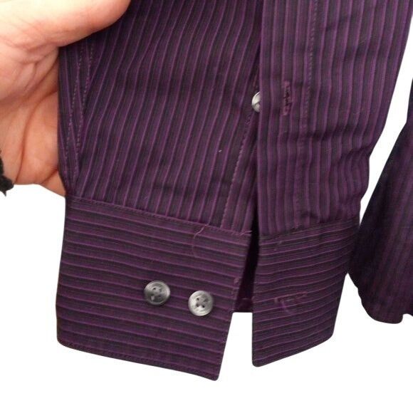 Calvin Klein Calvin Klein XL 17 34/35 Mens Slim Fit Non-Iron Dress Shirt Size US XL / EU 56 / 4 - 4 Thumbnail