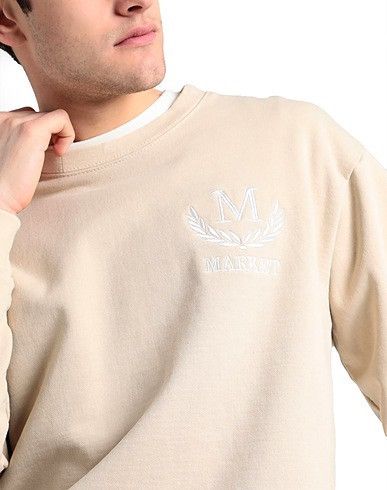 Market Beige Premium Market Crewneck Carharrt Vintage Size US M / EU 48-50 / 2 - 2 Thumbnail