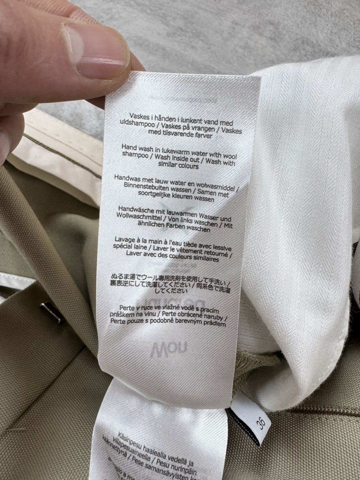 Japanese Brand × Won Hundred Authentic Won Hundred Pleated Trousers Beige Pants Womens Size 36" / US 14 / IT 50 - 9 Thumbnail