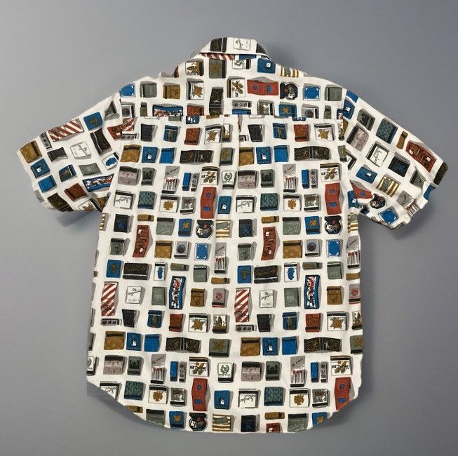 Designer × Guess × Vintage Vintage Guess by Georges Marciano Button Down Matchbox Shirt Size US S / EU 44-46 / 1 - 2 Thumbnail