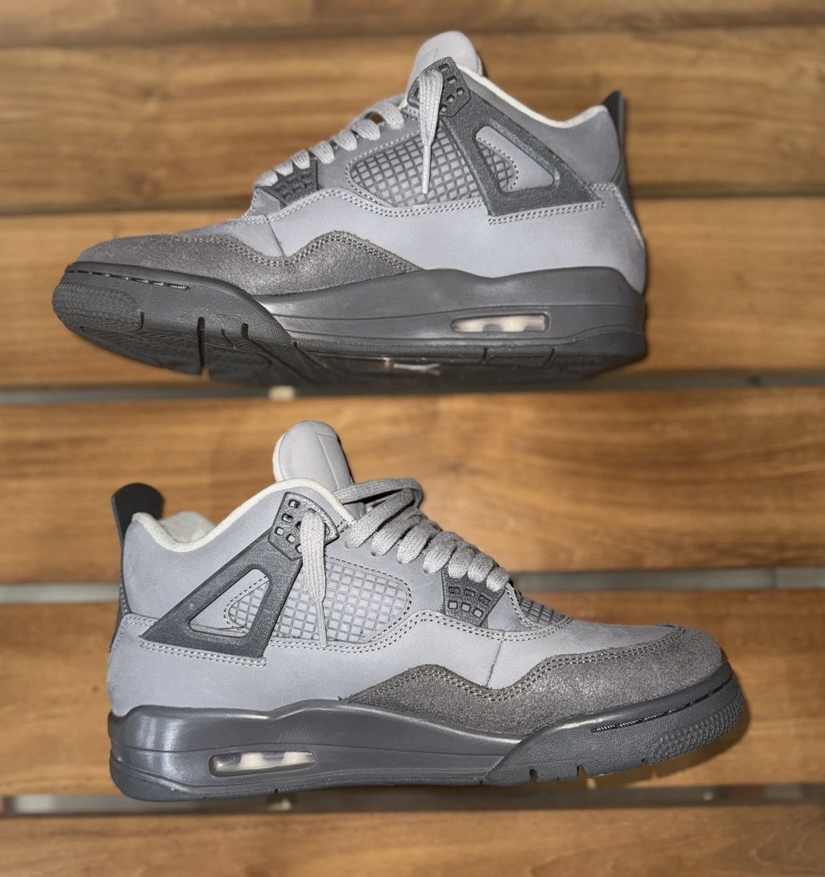 Jordan Brand Air Jordan 4 Wet Cement Paris Olympic Size US 9.5 / EU 42-43 - 2 Thumbnail