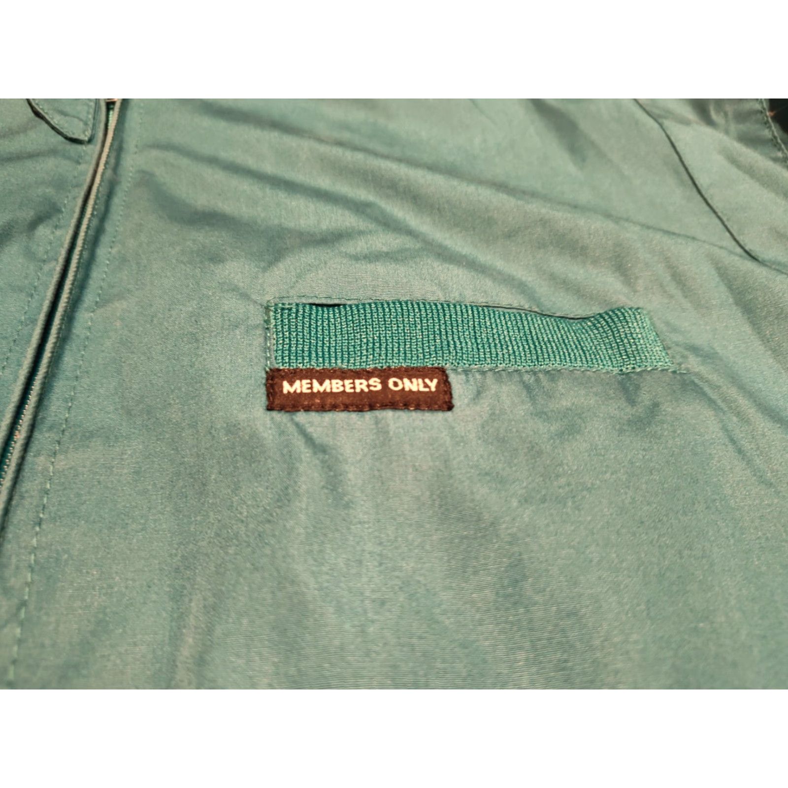 Members Only Vintage Yes Members Only Jacket 90s Cafe Racer Bomber Turquoise Full Zip Lapels Size 44 Size US S / EU 44-46 / 1 - 7 Thumbnail