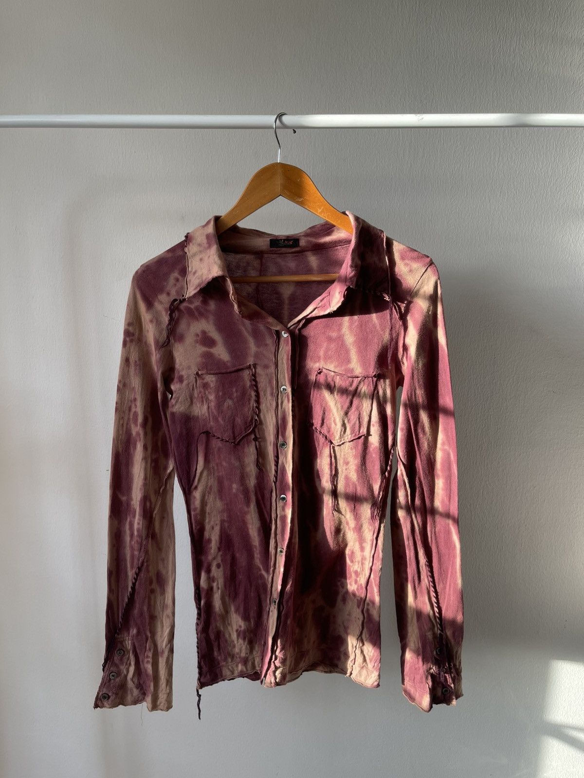 If Six Was Nine Barak Button Ups With Laces tye dye style Size US XXS / EU 40 - 2 Thumbnail