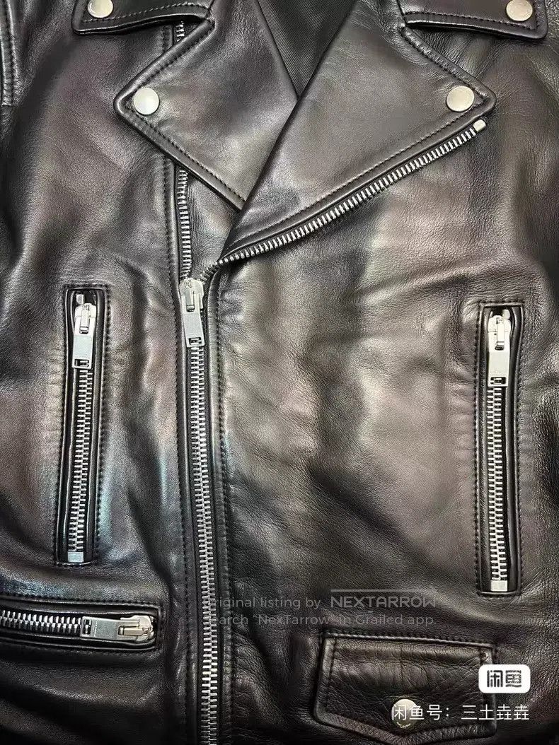 Saint Laurent Paris Saint Laurent Paris Motorcycle Zipper Leather Jacket Size Size US M / EU 48-50 / 2 - 4 Thumbnail