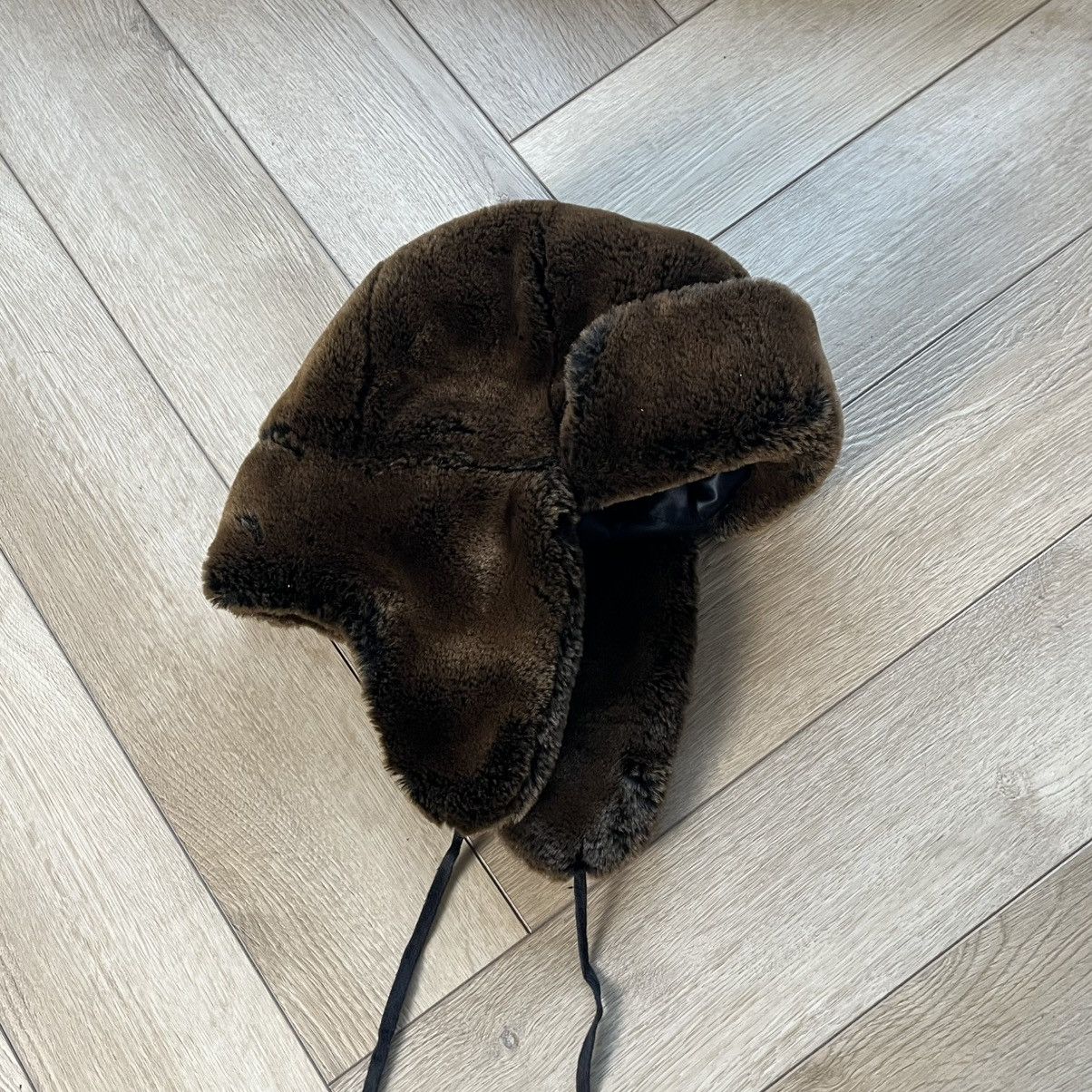 Japanese Brand Faux Fur Trapper Hat Cozy Winter Streetwear Y2K Japan Style Size ONE SIZE - 4 Thumbnail