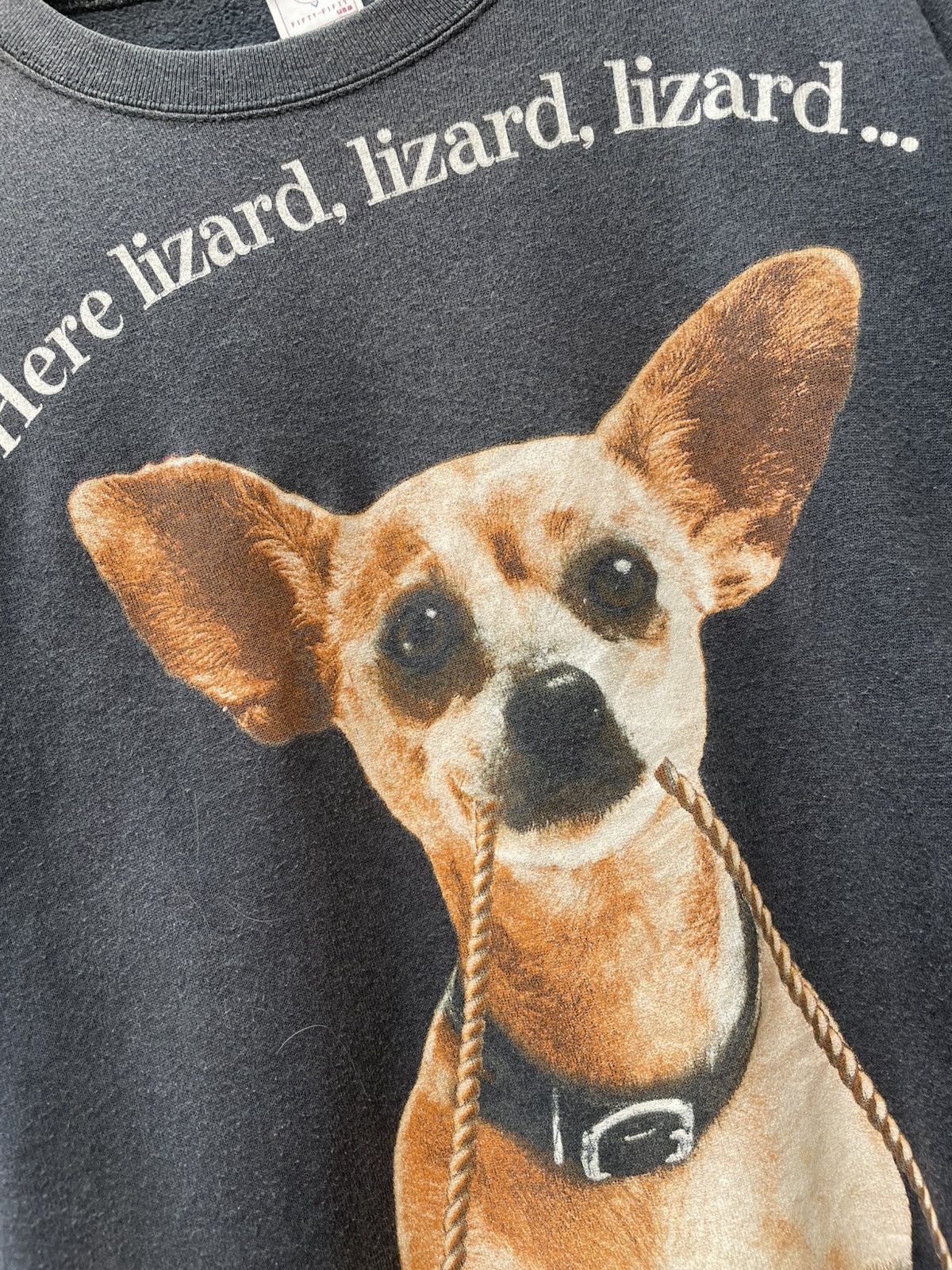 Vintage Vintage GODZILLA chihuahua taco bell movie sweatshirt size L Size US L / EU 52-54 / 3 - 3 Thumbnail