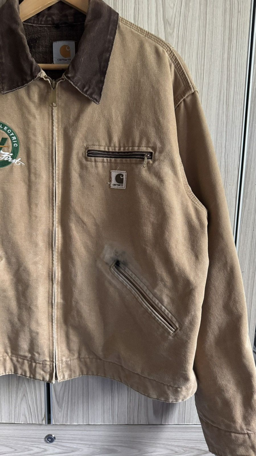 Vintage Vintage Carhartt Detroit Jacket J97 CML Size US XXL / EU 58 / 5 - 6 Thumbnail