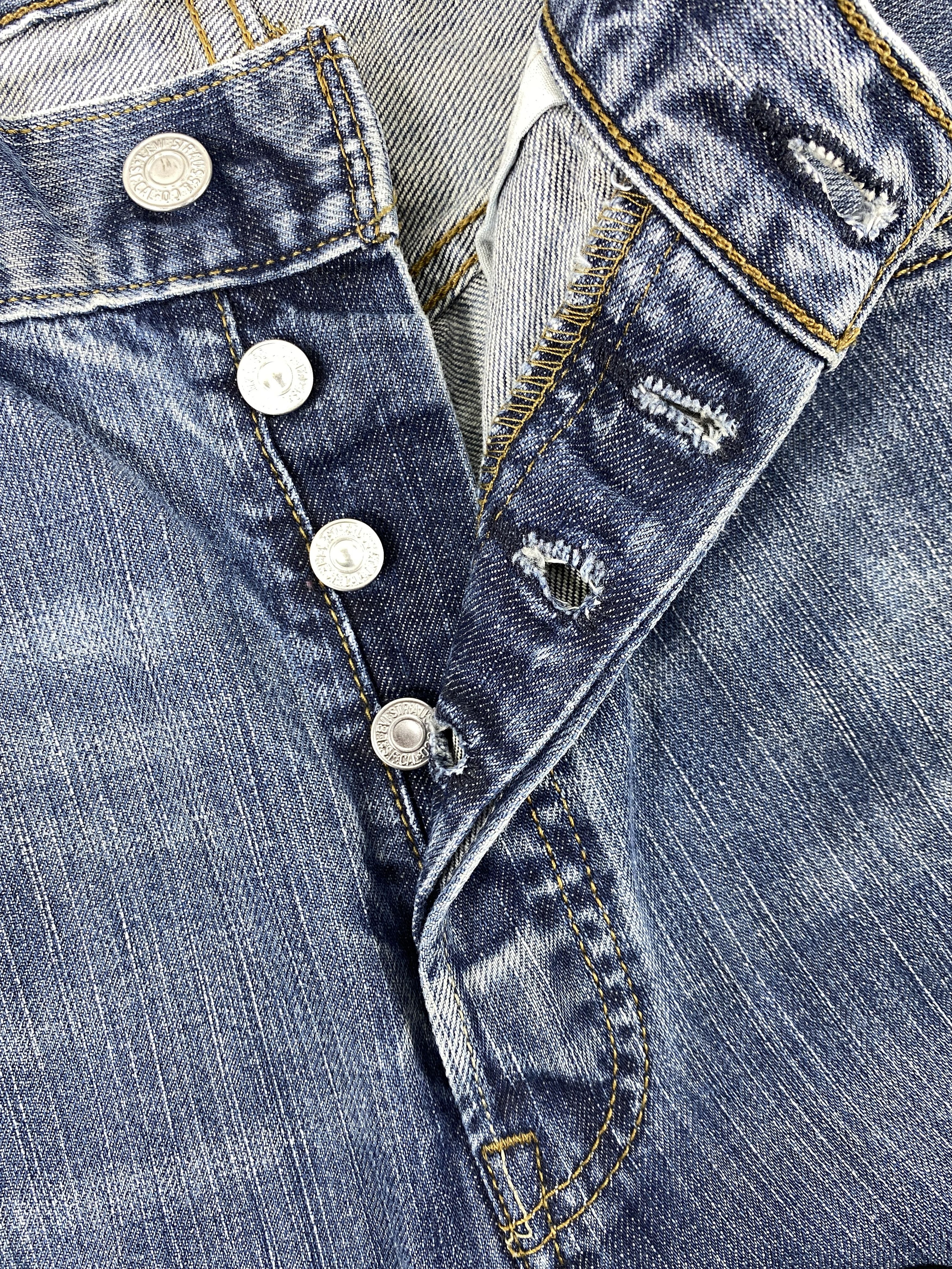 Levi's Dark Blue Vintage Levi's 501 Jeans 34x31.5 Denim -JN1602 Size US 34 / EU 50 - 7 Thumbnail