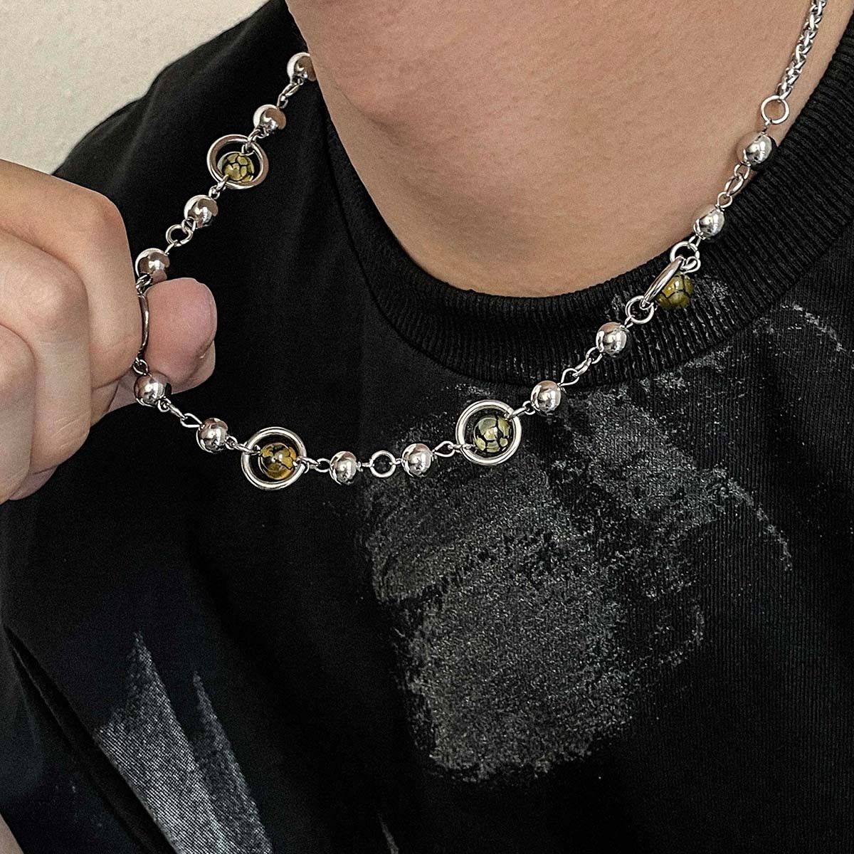 Other Hip-hop STEAL! Y2K Chains Necklace Chain Size ONE SIZE - 5 Thumbnail