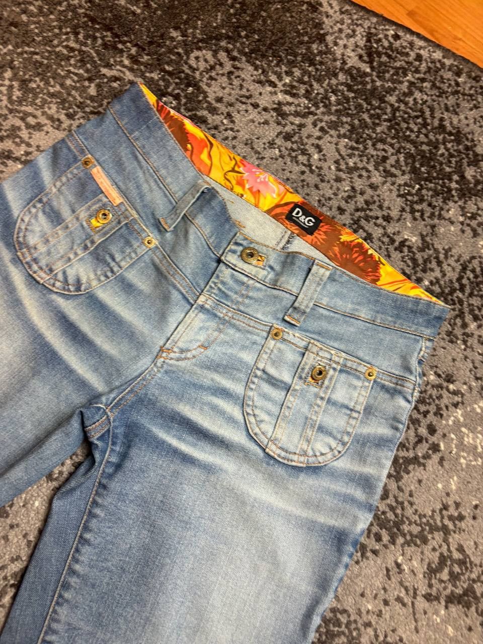 Dolce & Gabbana × Vintage Vintage Y2K Dolce & Gabbana Avantgarde Denim Pants Size 28" / US 6 / IT 42 - 3 Thumbnail