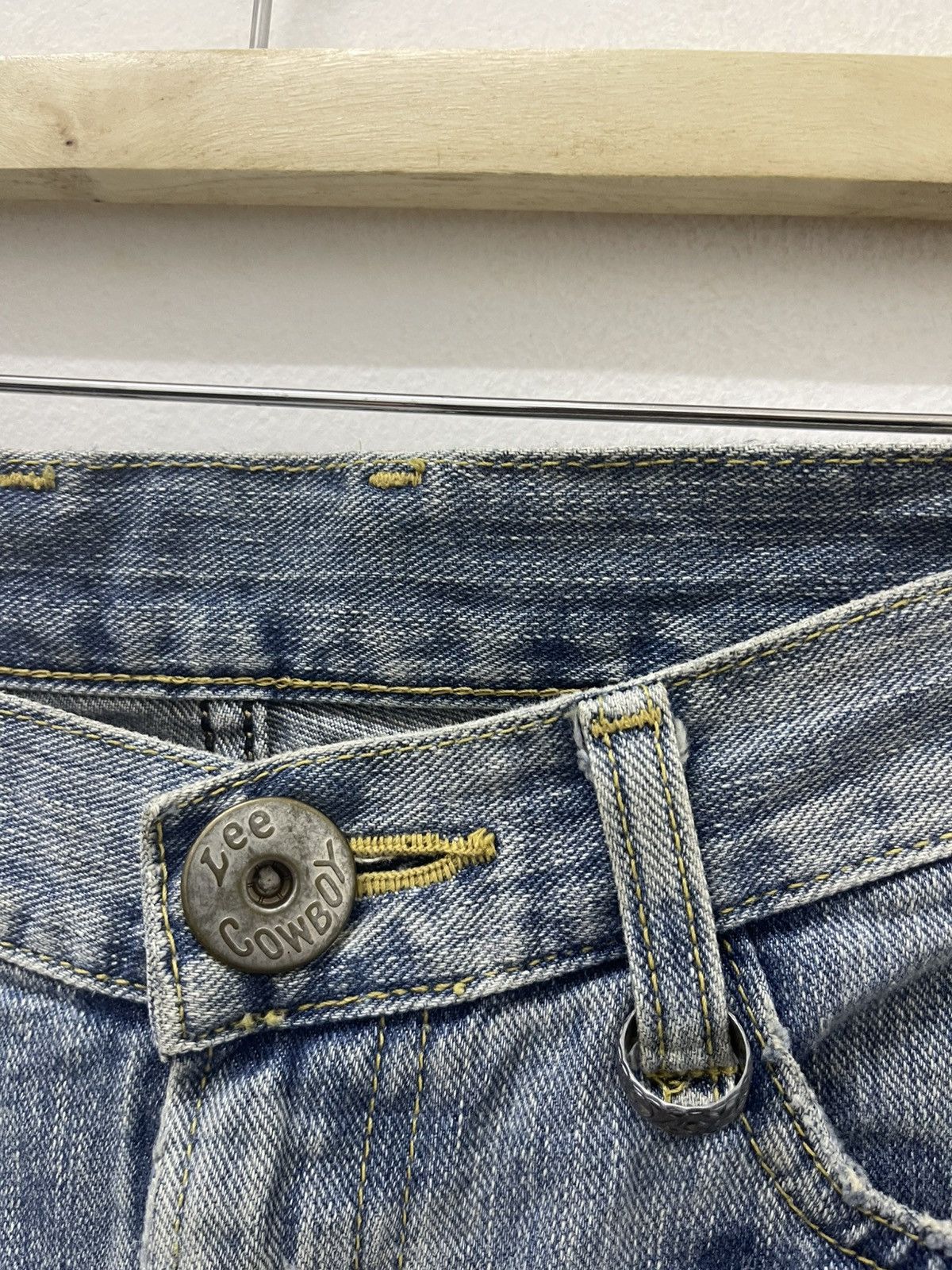 Lee Rare Vintage LEE COWBOY Made in Japan Distressed Thrashed Size US 28 / EU 44 - 7 Thumbnail
