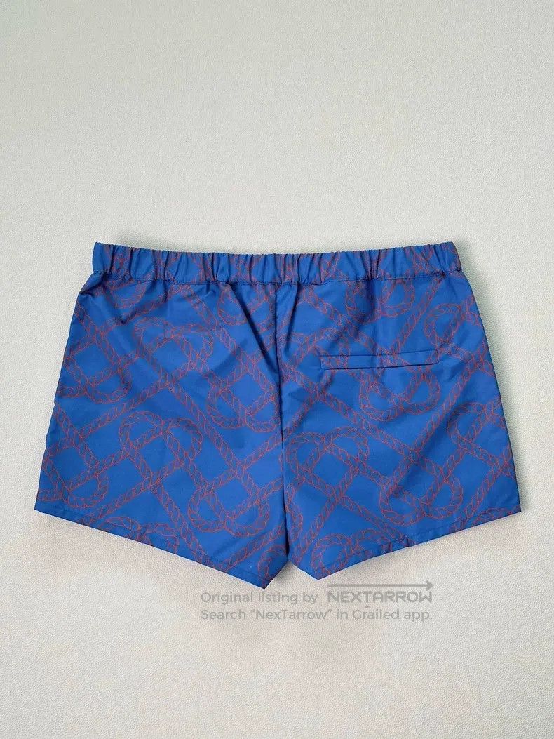 Hermes Hermes Women's blue rope knot heart print drawstring short Size 24" / US 00 / IT 34 - 8 Thumbnail