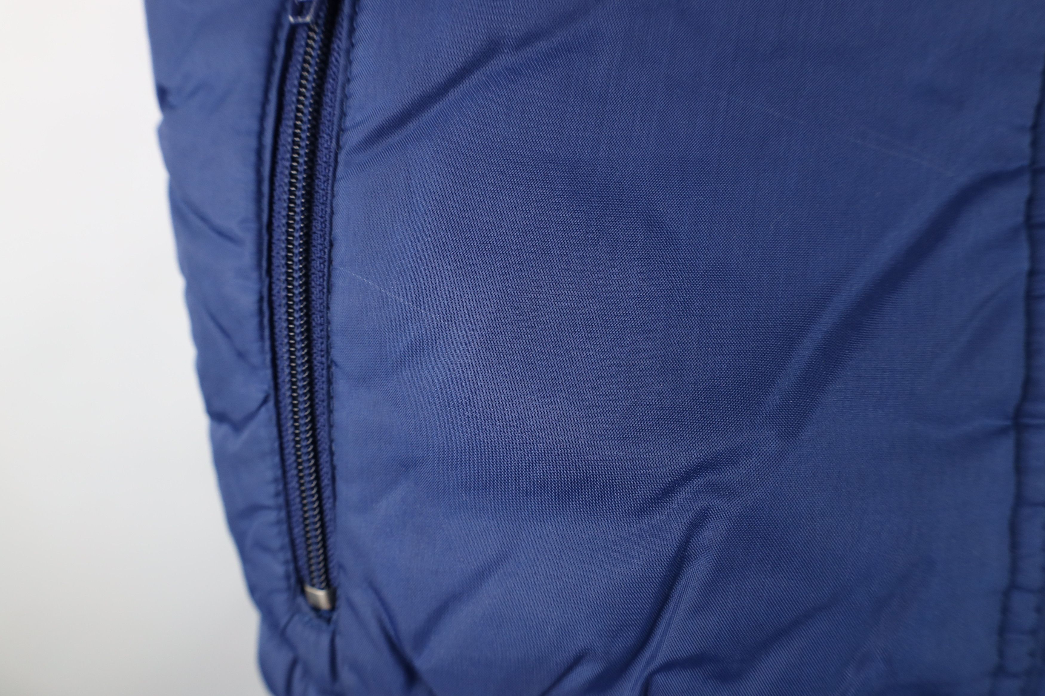 Vintage Vintage 70s Streetwear Full Zip Puffer Vest Jacket Blue Size US XL / EU 56 / 4 - 6 Thumbnail