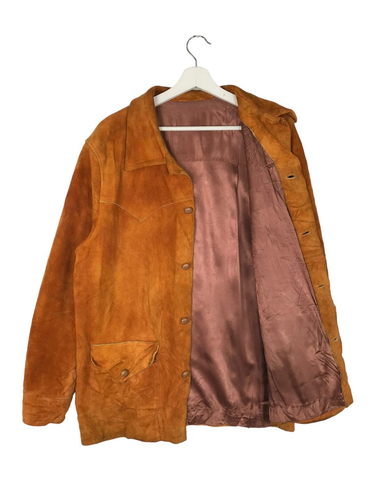 Japanese Brand 💥 1950s VINTAGE SUEDE LEATHER WESTERN JACKET Size US M / EU 48-50 / 2 - 6 Thumbnail