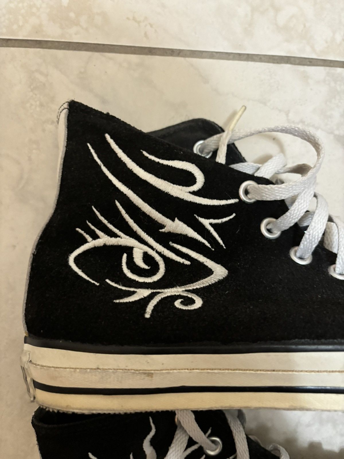 Converse Rare Vintage 90s Dennis Rodman Converse All Star Suede shoes Size US 9 / EU 42 - 12 Thumbnail