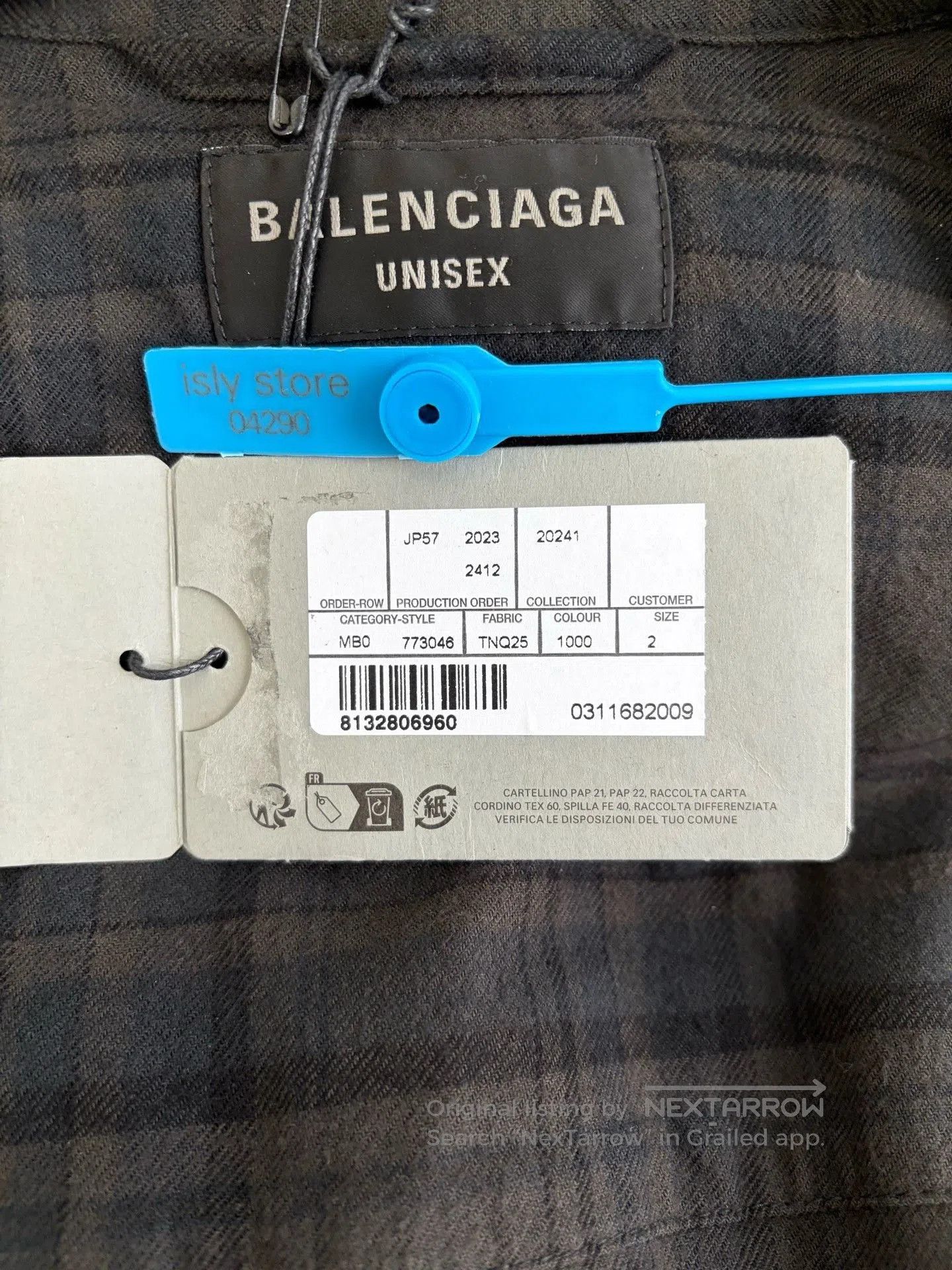 Balenciaga Balenciaga Men's Logo Zip Oversized Jacket. Size US M / EU 48-50 / 2 - 4 Thumbnail