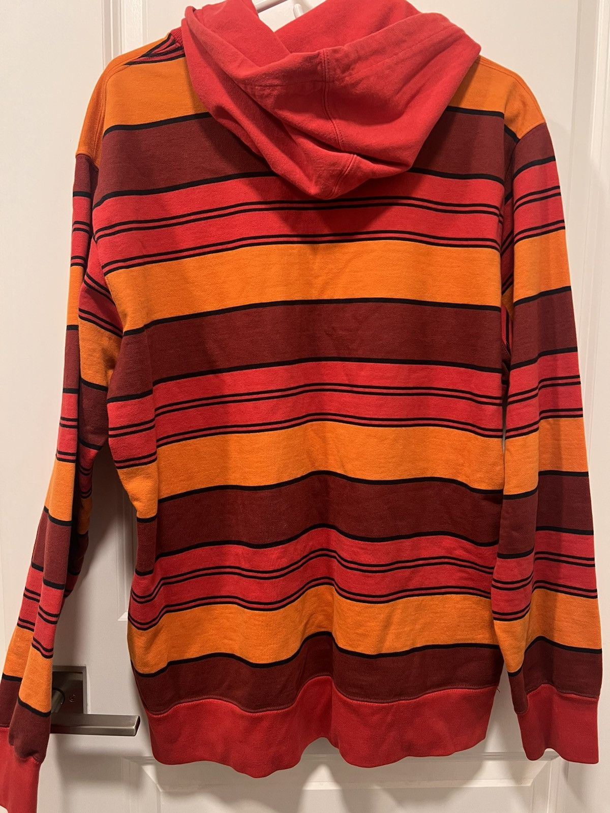 Supreme Supreme Striped Hoodie Size US XL / EU 56 / 4 - 2 Thumbnail