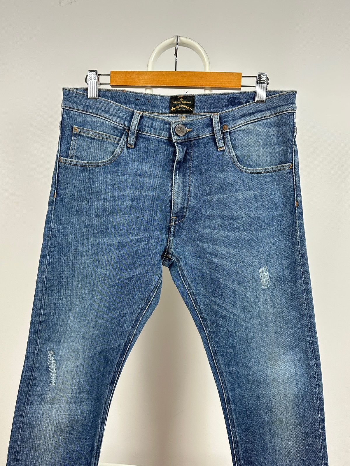 Vivienne Westwood Vivienne Westwood Anglomania Light Blue Denim Jeans Pants Size US 30 / EU 46 - 7 Thumbnail