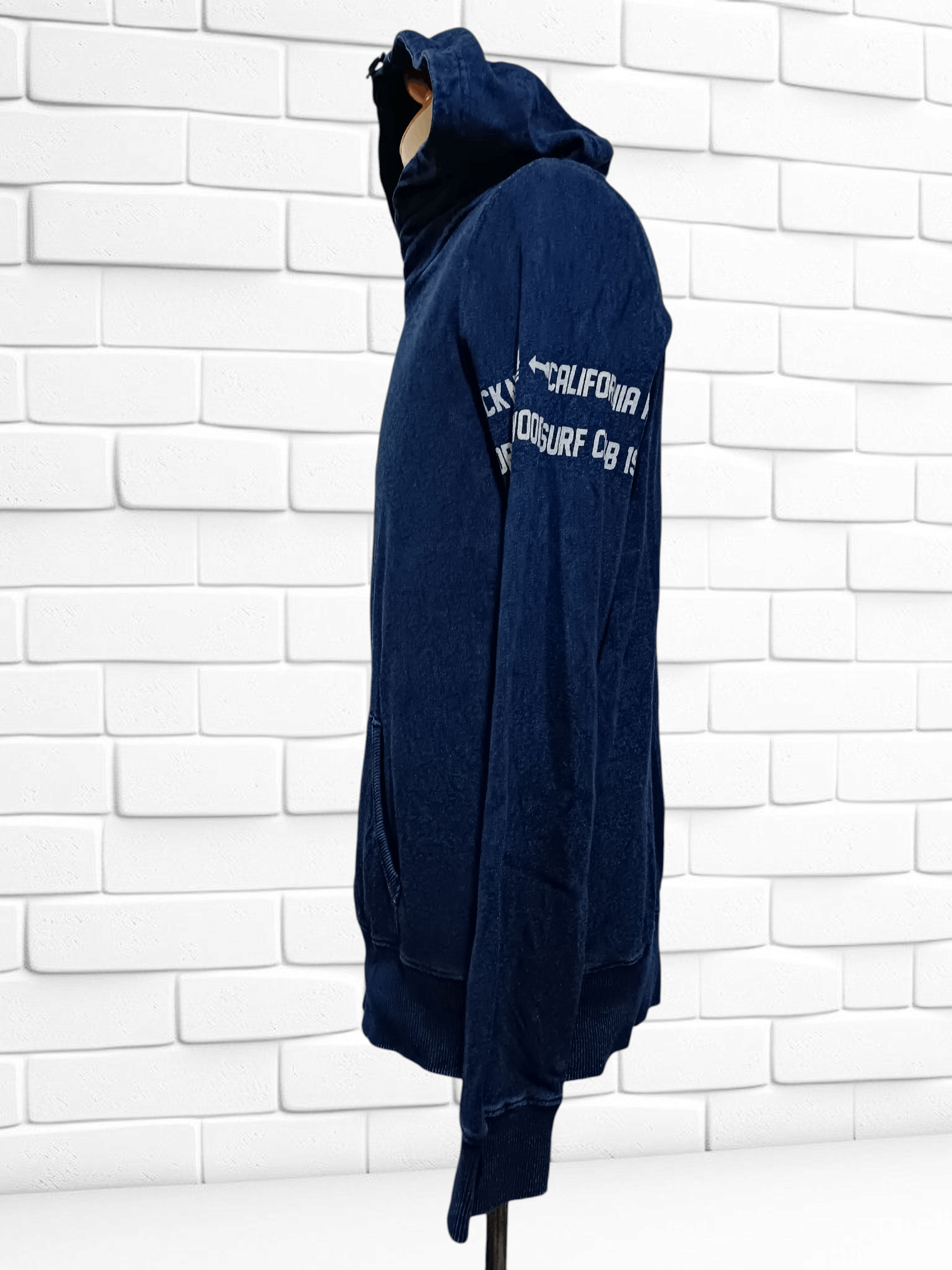 Japanese Brand Indigo Sweater Jacket Size US M / EU 48-50 / 2 - 4 Thumbnail