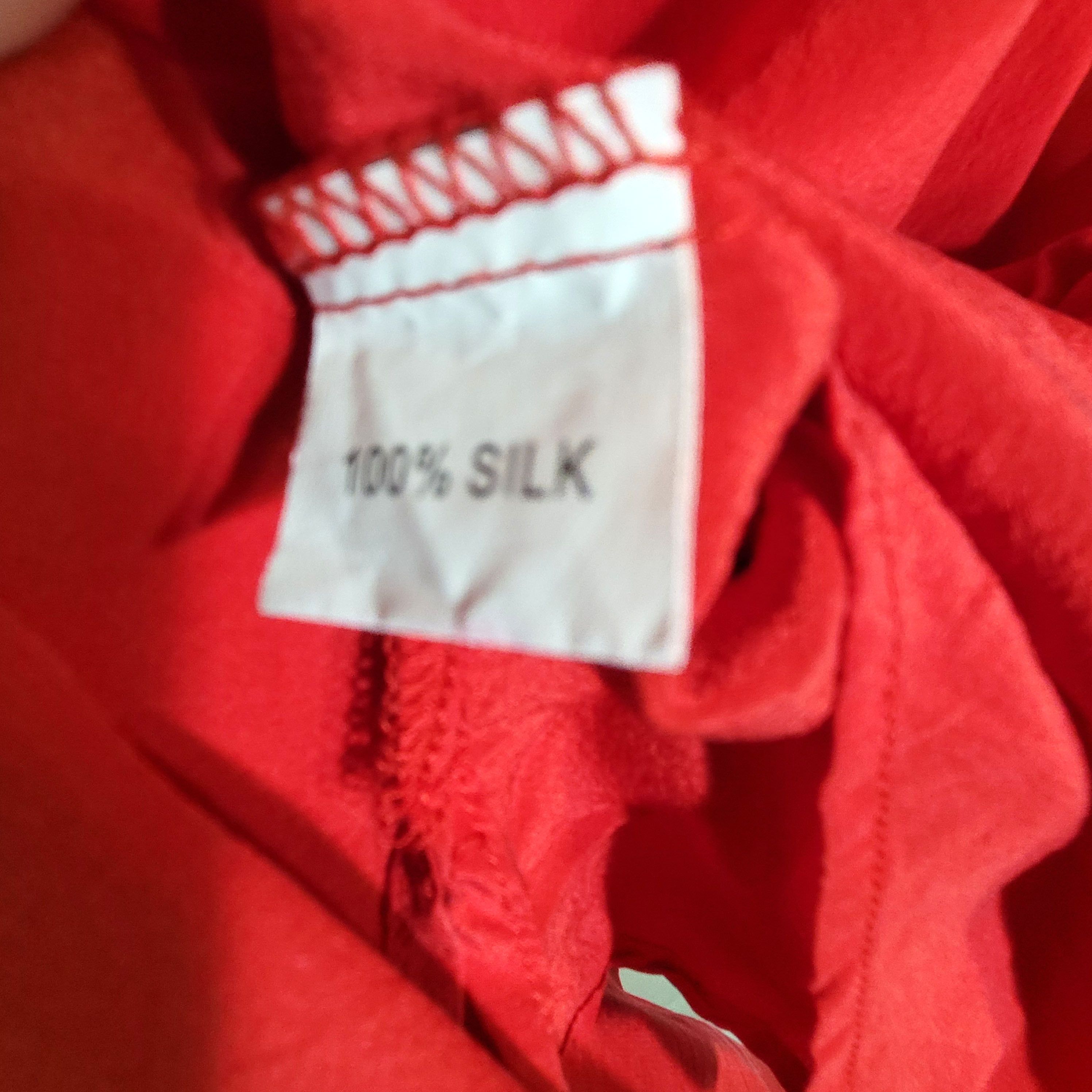 Other Women's 100% Silk Size M Short Sleeve Top Shirt SDK393 Size M / US 6-8 / IT 42-44 - 3 Thumbnail