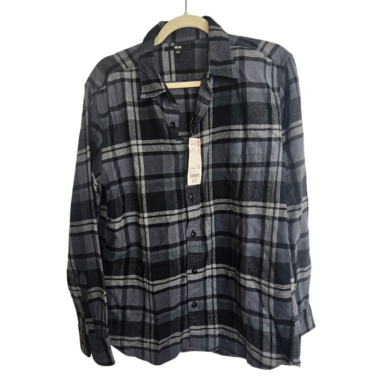 Uniqlo Uniqlo Womens Plaid Flannel Shirt L Gorpcore Casual Grunge Size L / US 10 / IT 46 - 1 Thumbnail