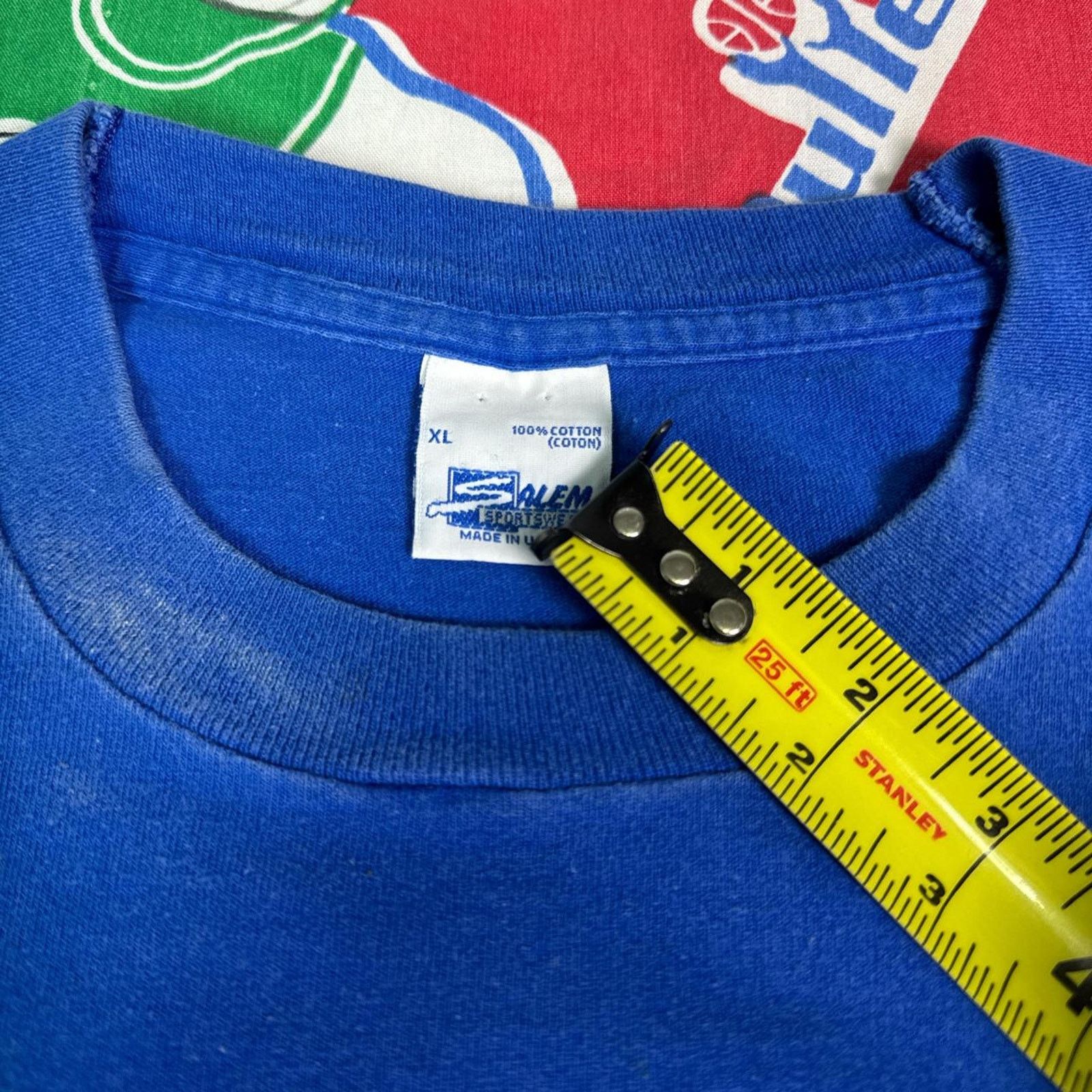 NBA × Salem Sportswear × Vintage VTG 1990s NBA Grant Hill Detroit Pistons Mens Sz XL X-Large Size US XL / EU 56 / 4 - 6 Thumbnail