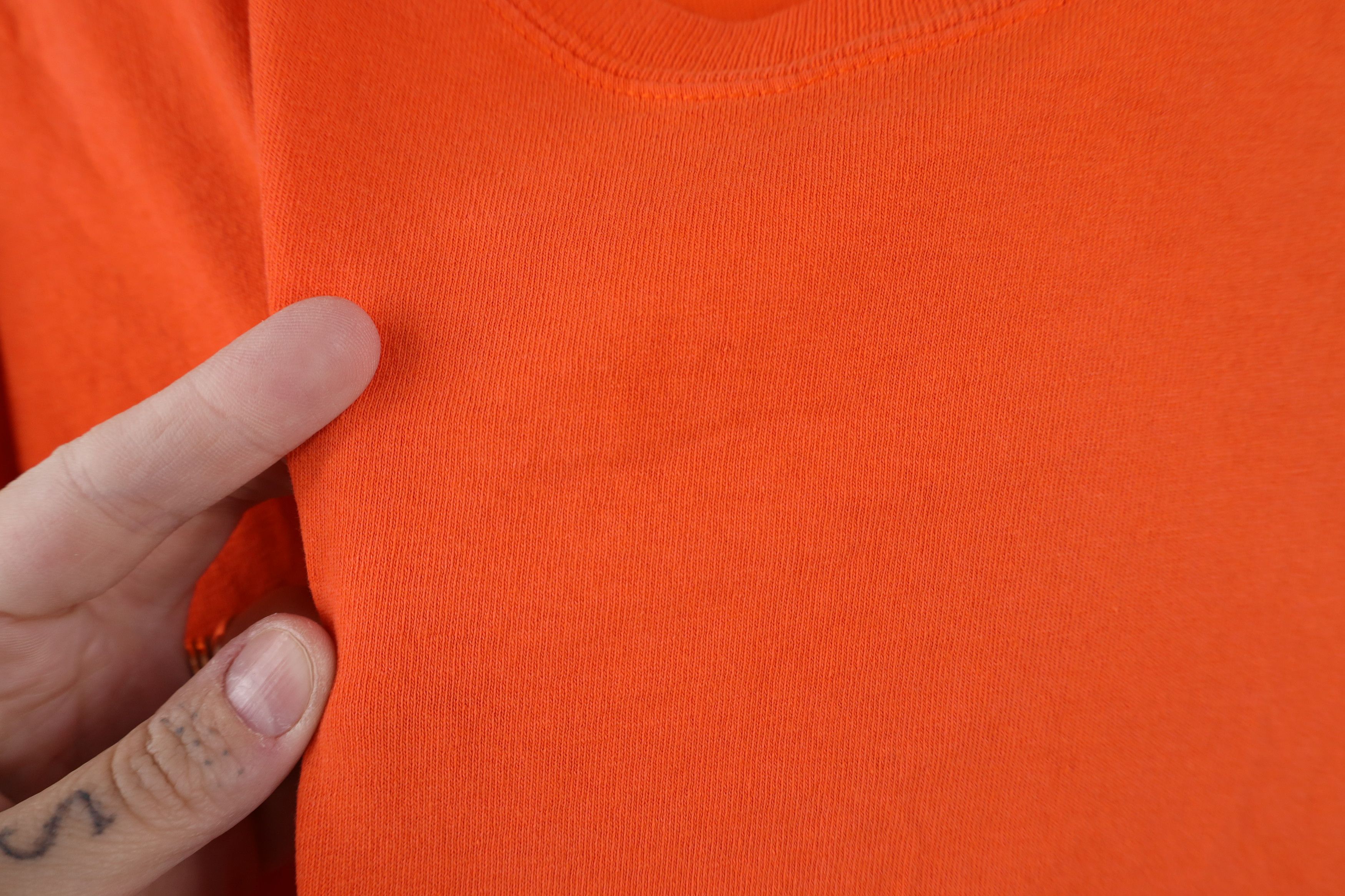 Adidas Vintage Y2K Adidas Spell Out Short Sleeve T-Shirt Orange Size US L / EU 52-54 / 3 - 6 Thumbnail