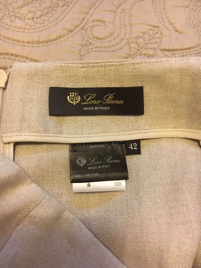 Loro Piana LORO PIANA Full-length half skirts Size 27" / US 4 / IT 40 - 4 Thumbnail