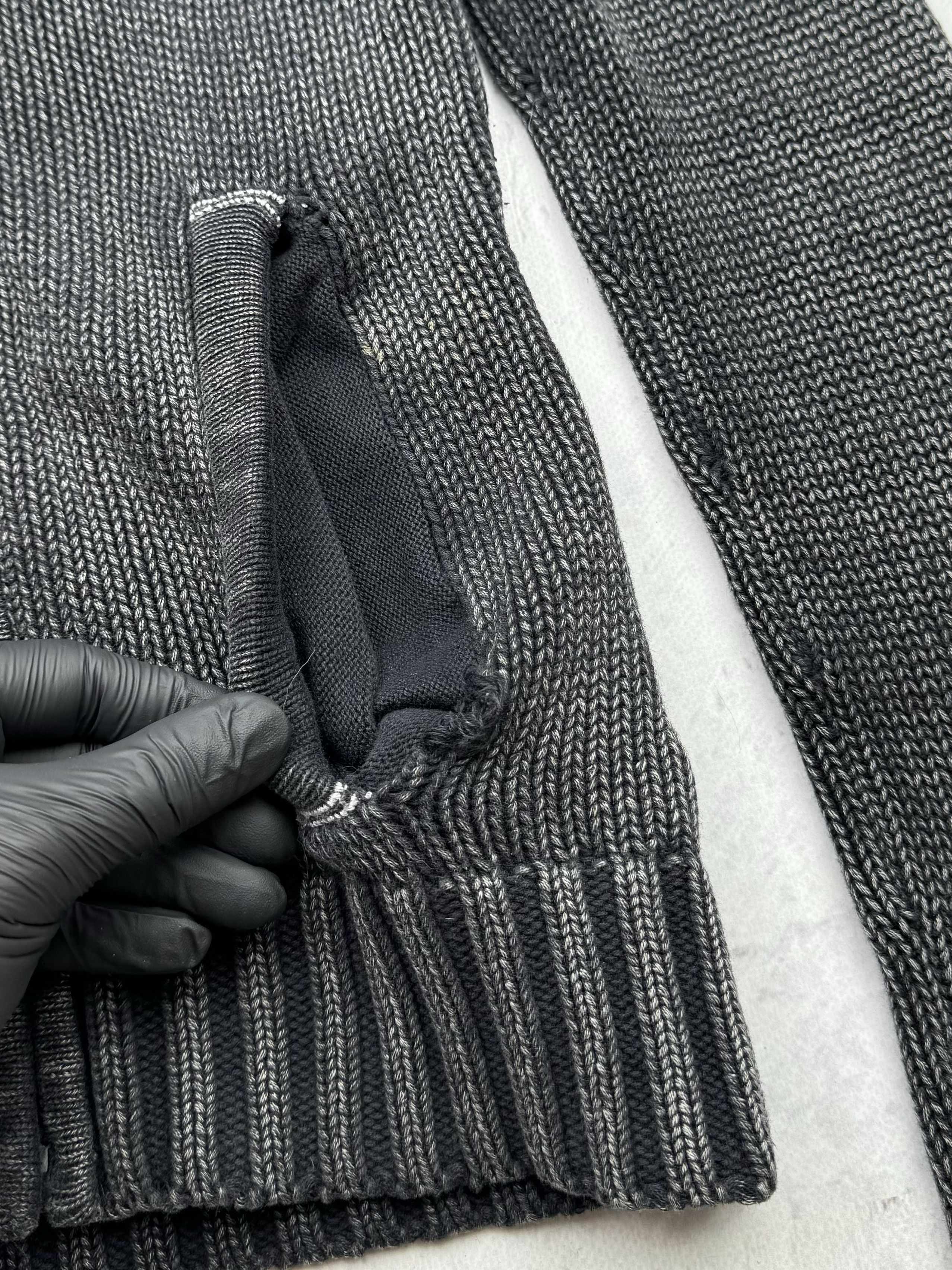 Bench Bench Vintage Faded Cropped Hoodie Ribbed Details A521(194) Size S / US 4 / IT 40 - 4 Thumbnail