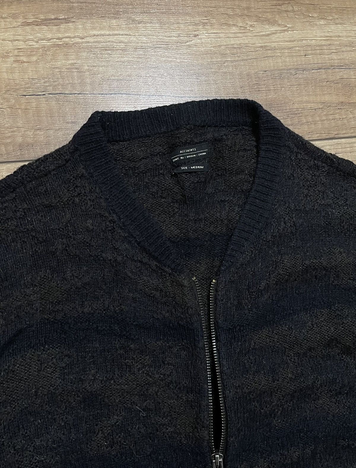 Allsaints AllSaints Hikaru Wool Alpaca Camo Bomber Sweater Size US L / EU 52-54 / 3 - 7 Thumbnail