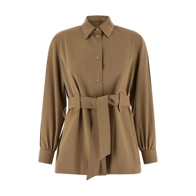 MAX MARA Agenzia Beige Shirt New & Authentic (Women's size:I