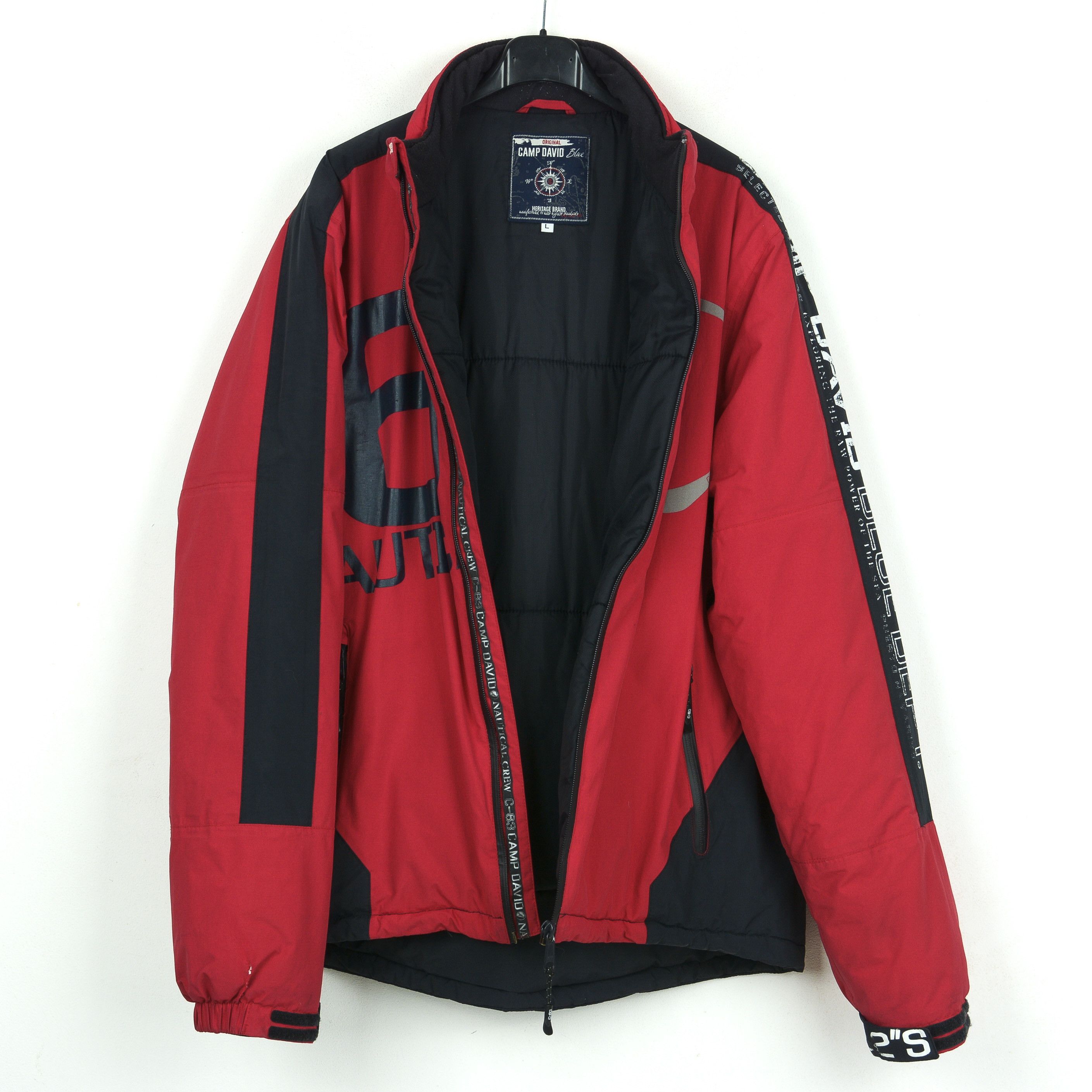 Camp David Heritage Men L Padded Waterproof Red Jacket Warm Coat Size US L / EU 52-54 / 3 - 2 Thumbnail