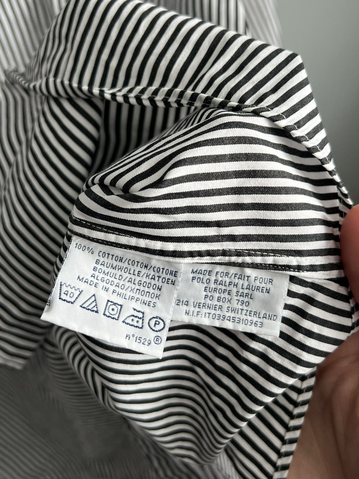 Polo Ralph Lauren Polo Ralph Lauren Vintage Stripped Shirt Size US L / EU 52-54 / 3 - 9 Thumbnail