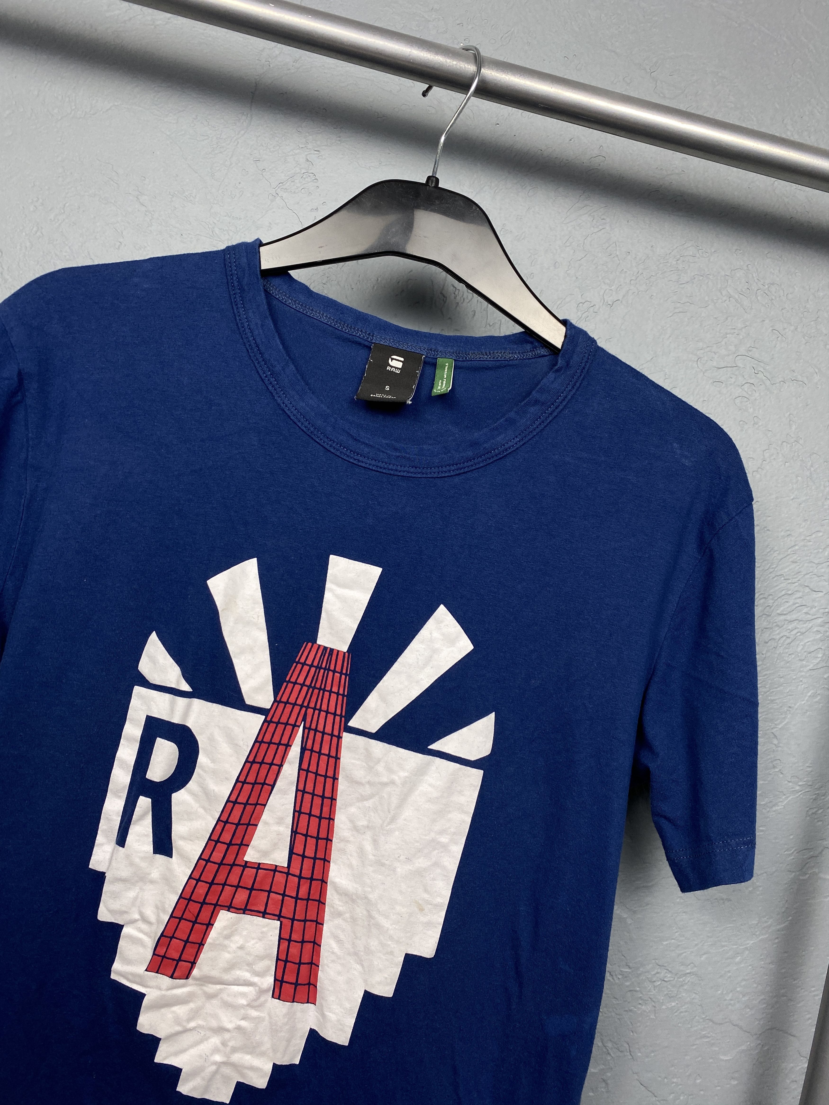 G-Star × Vintage G Star Raw Vintage Mens T-Shirt Tee Y2K Size US S / EU 44-46 / 1 - 2 Thumbnail