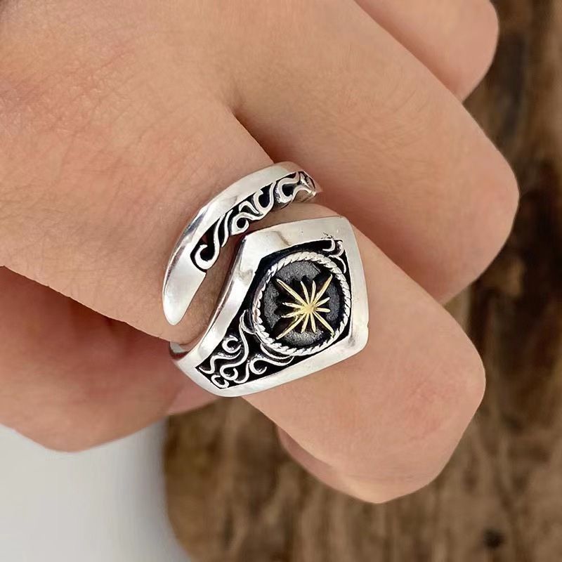 Jewelry Star New Design Jewelry Rings Open Chrome Ring (Size 7-13) Size ONE SIZE - 1 Thumbnail