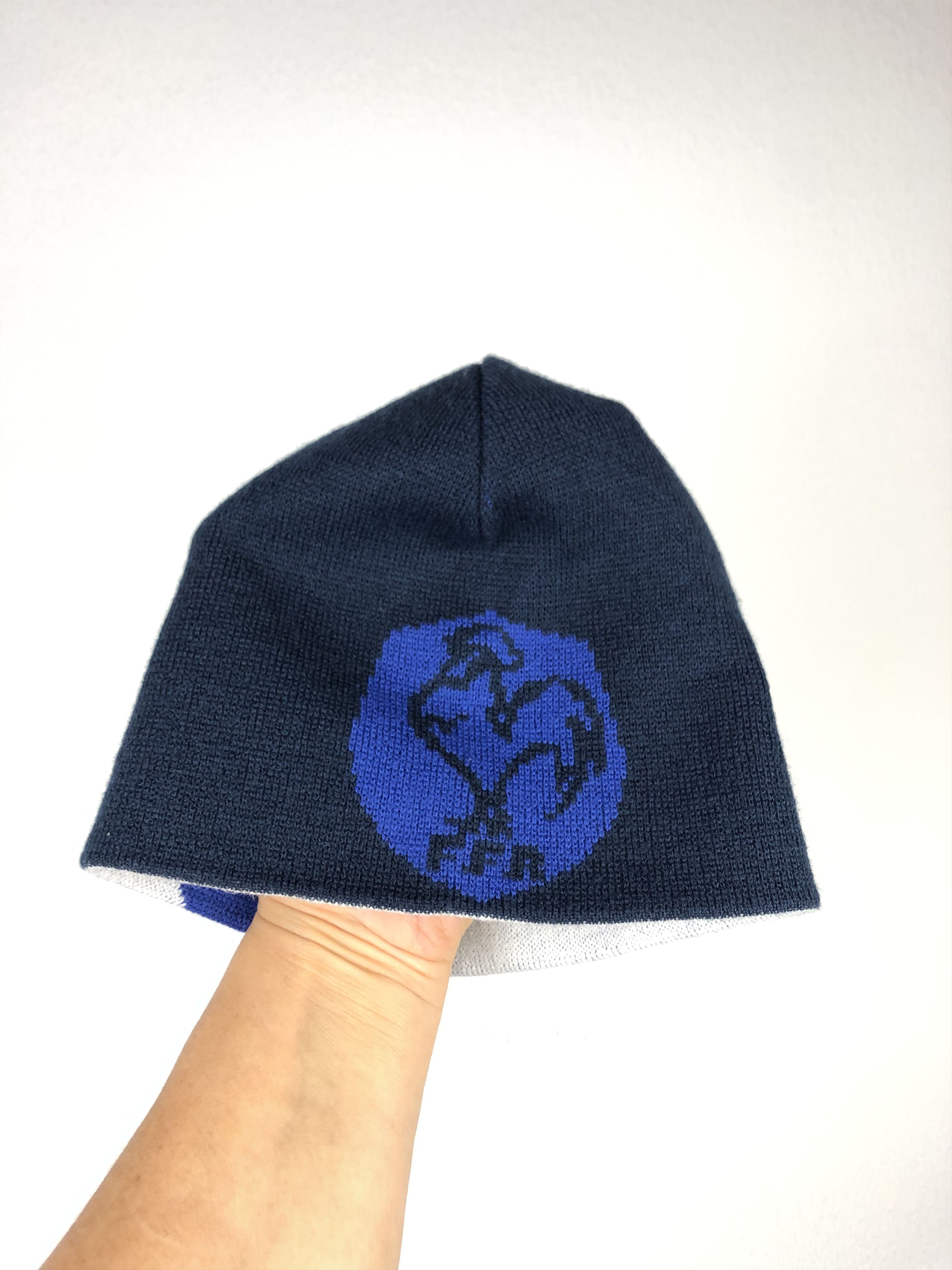 Nike × Vintage Vintage Nike France Rugby Beanie Hat Rare New Double Sided Size ONE SIZE - 3 Thumbnail