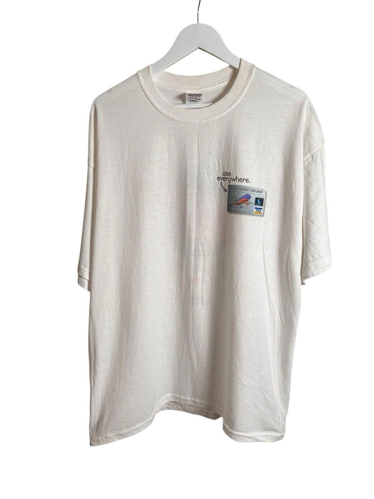 Gildan VTG 2000s Southwest Airlines Houston Promo T-shirt XL Size US XL / EU 56 / 4 - 3 Thumbnail
